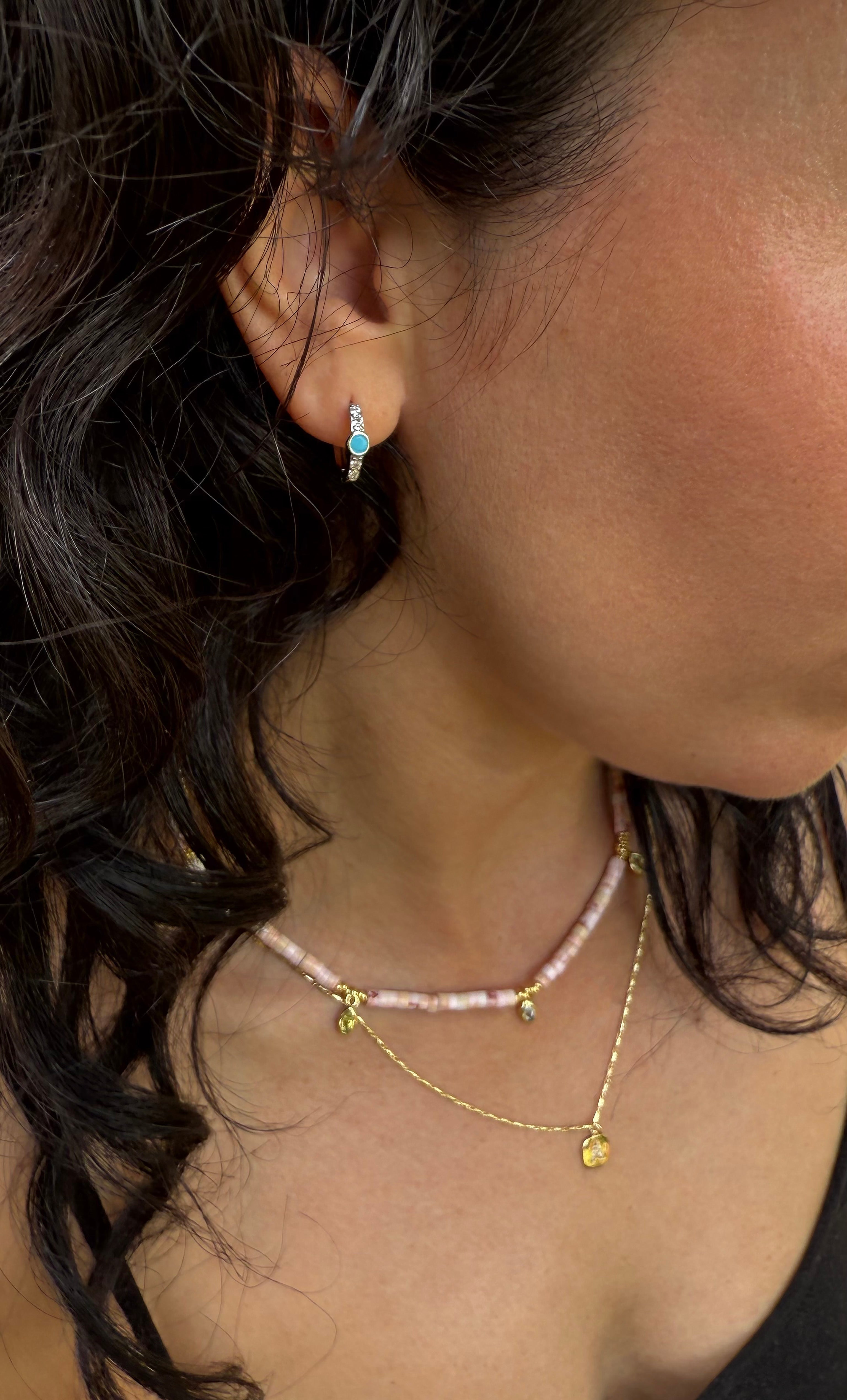 Silver Tribute Huggie Earrings | Tunik