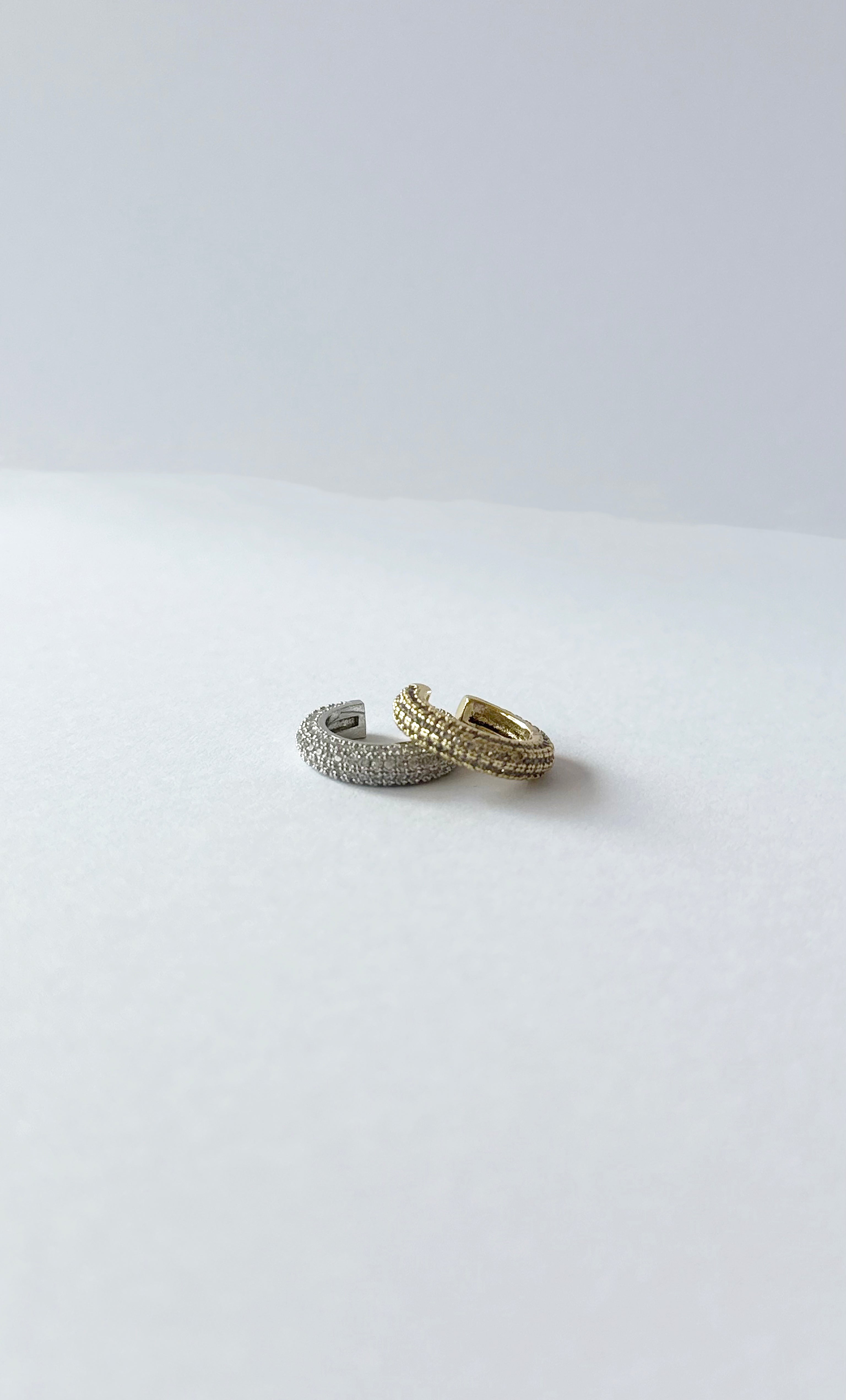 The Tunik Micro Pave Treasure Ear Cuff - Gold