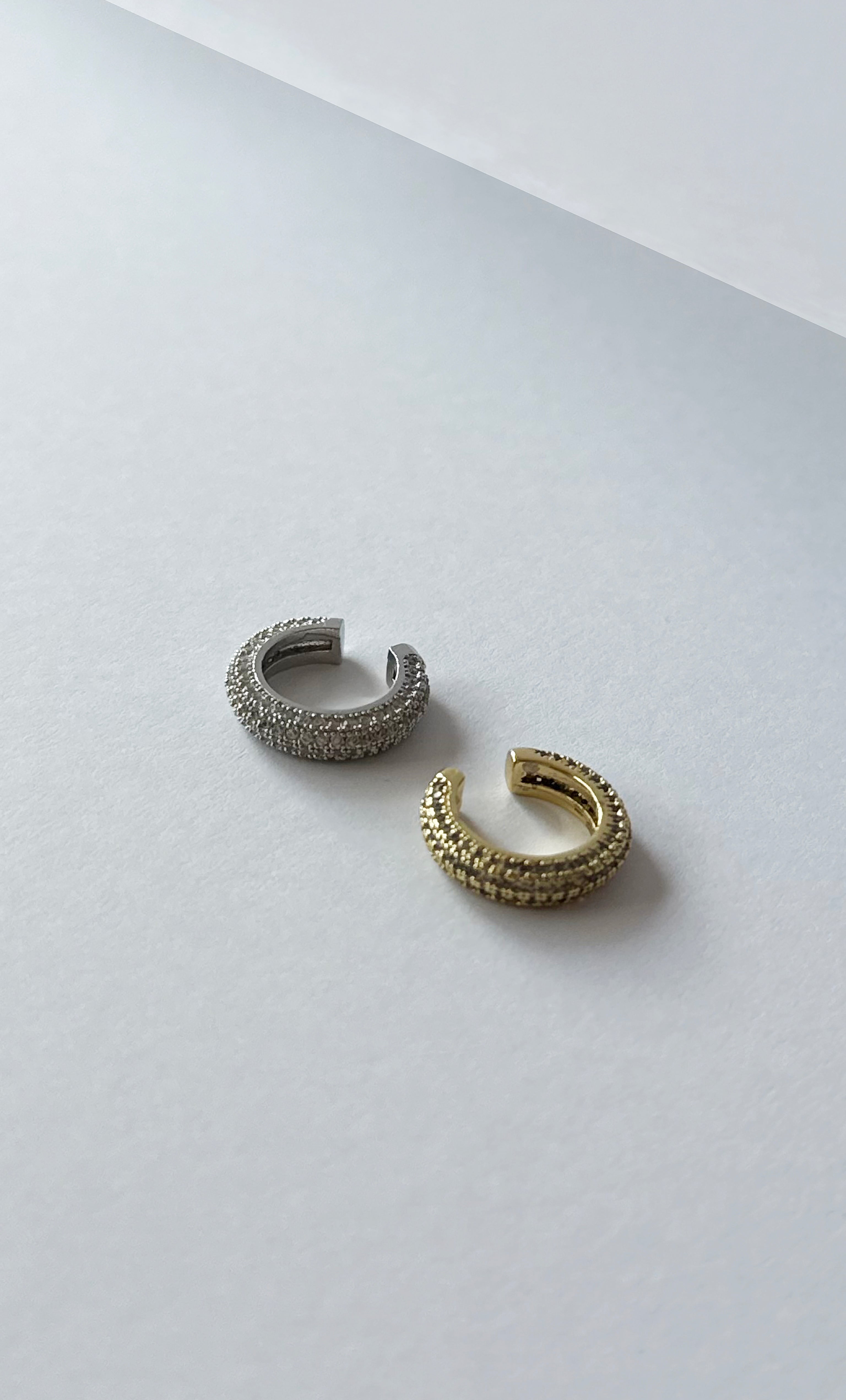 The Tunik Micro Pave Treasure Ear Cuff - Gold