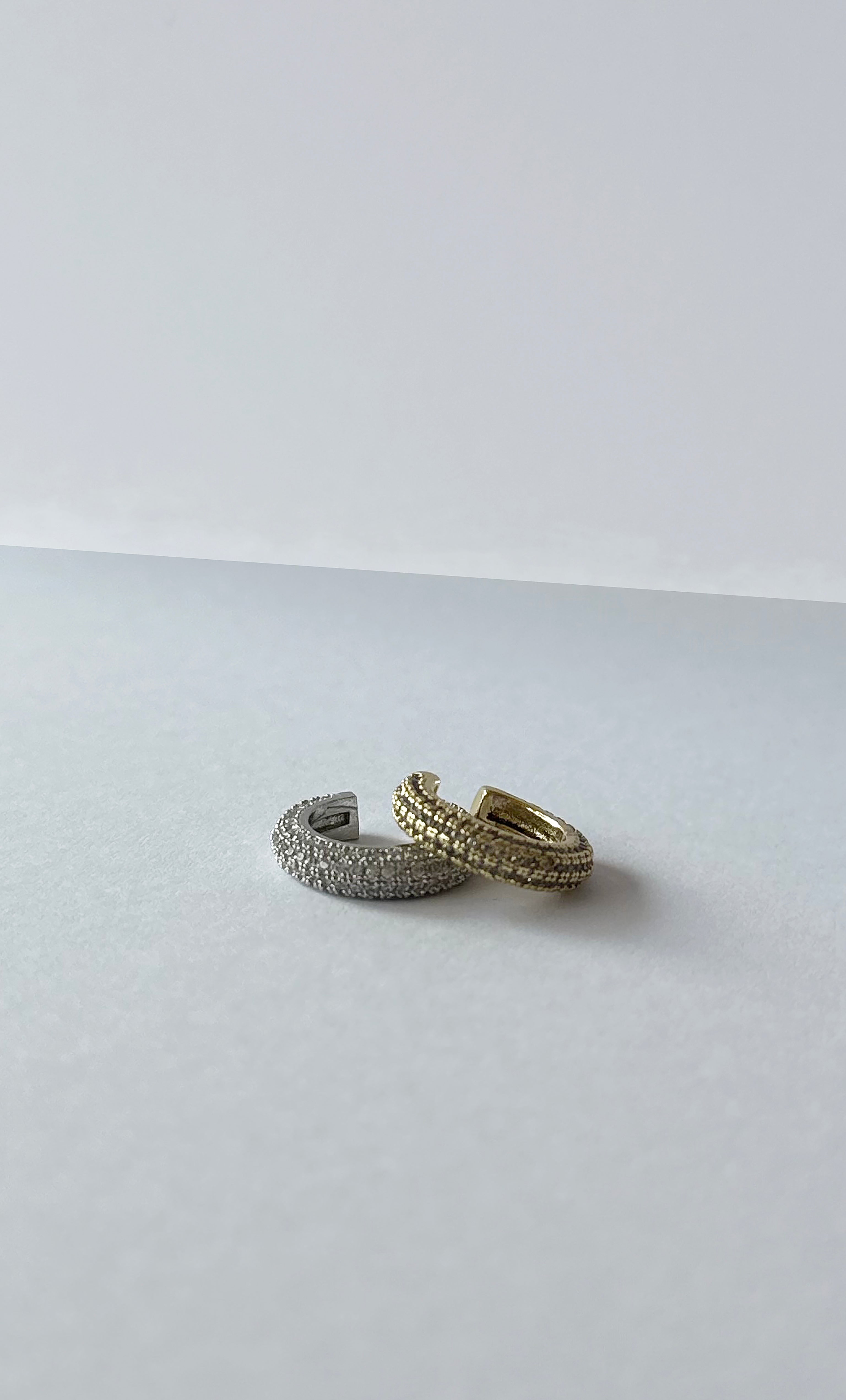 The Tunik Micro Pave Treasure Ear Cuff - Gold