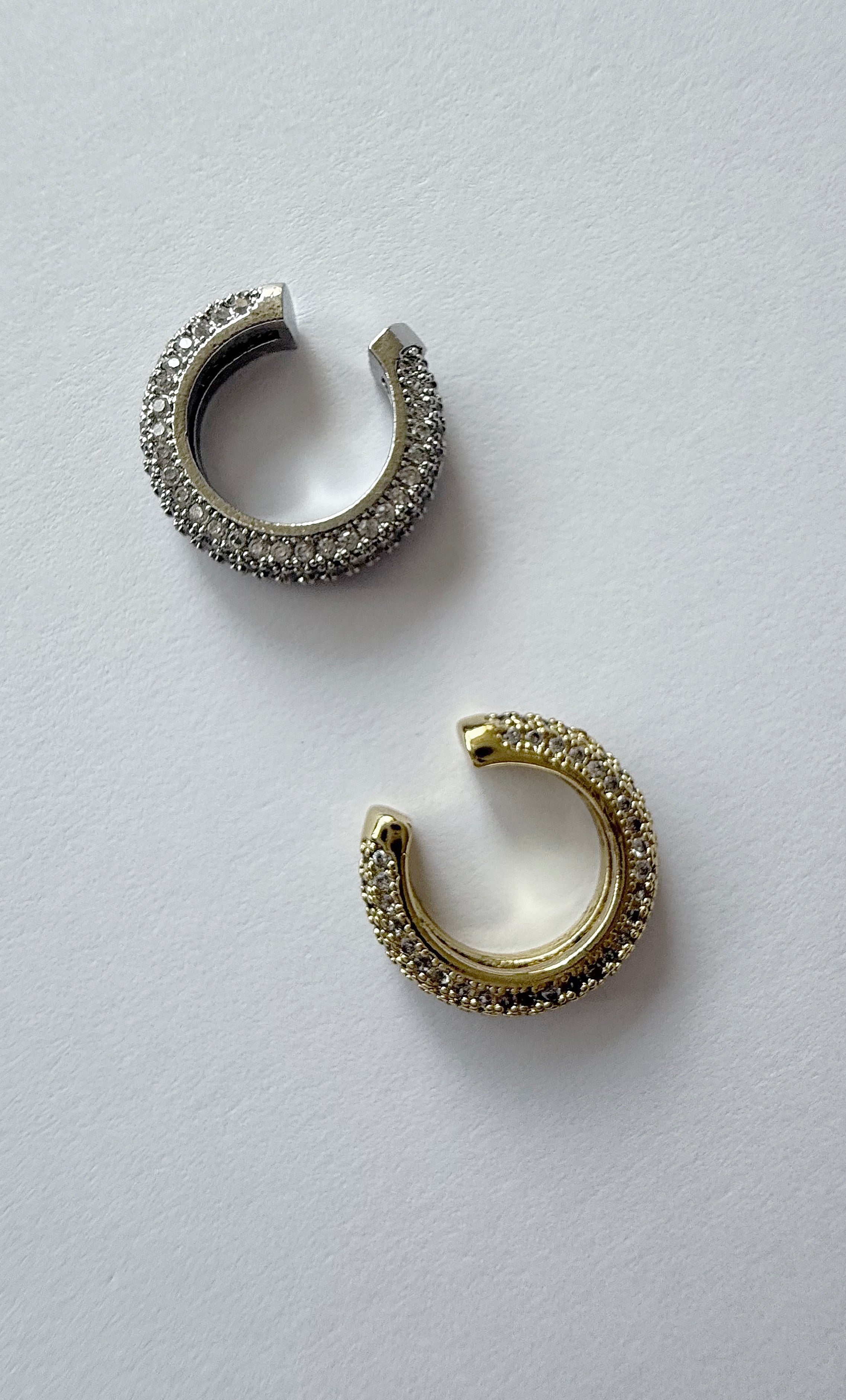 The Tunik Micro Pave Treasure Ear Cuff - Gold