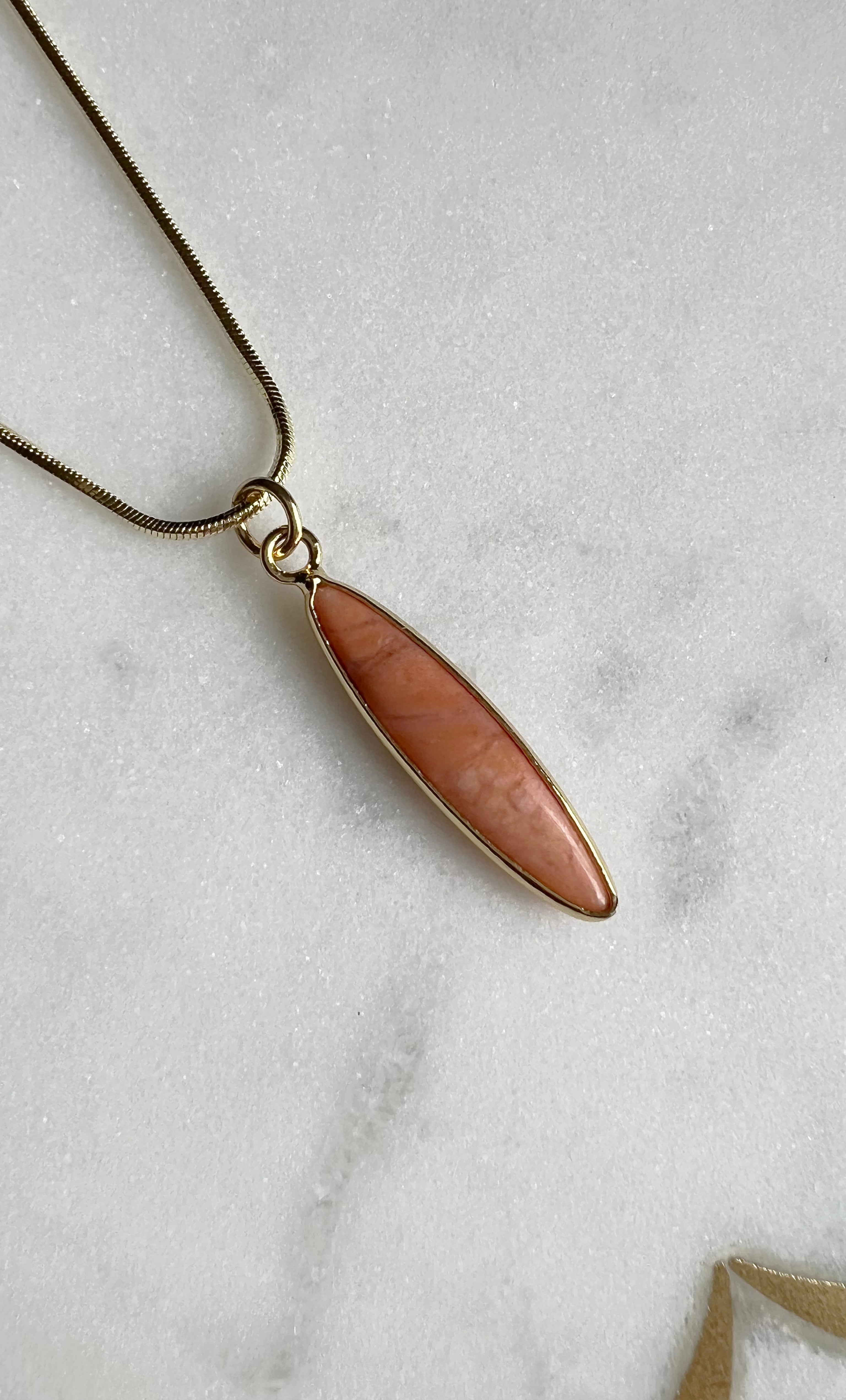 The Tunik "Re" of the Sun Carnelian Necklace
