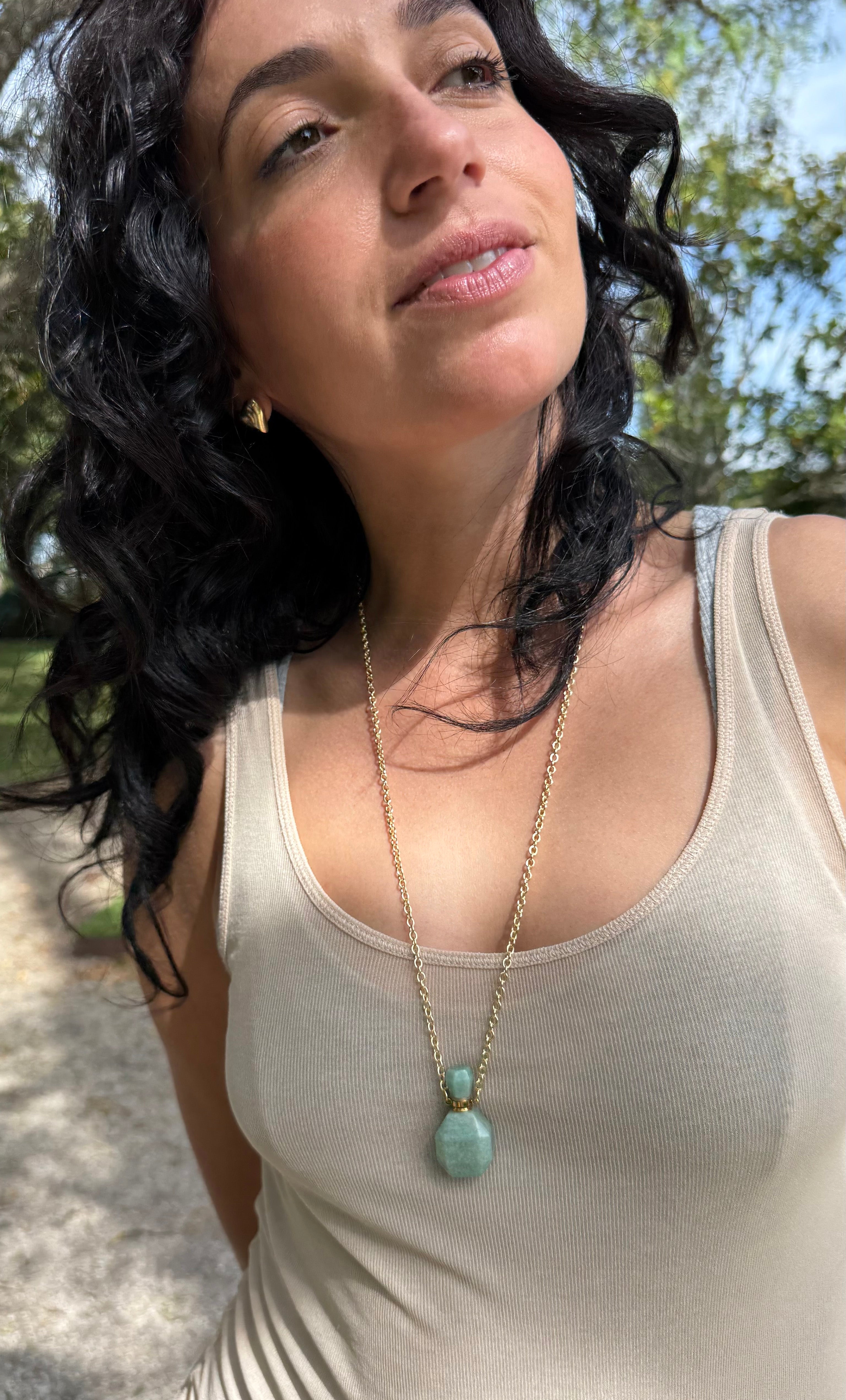 Love Potion Longline Pendant Necklace - Gold Fill | Tunik