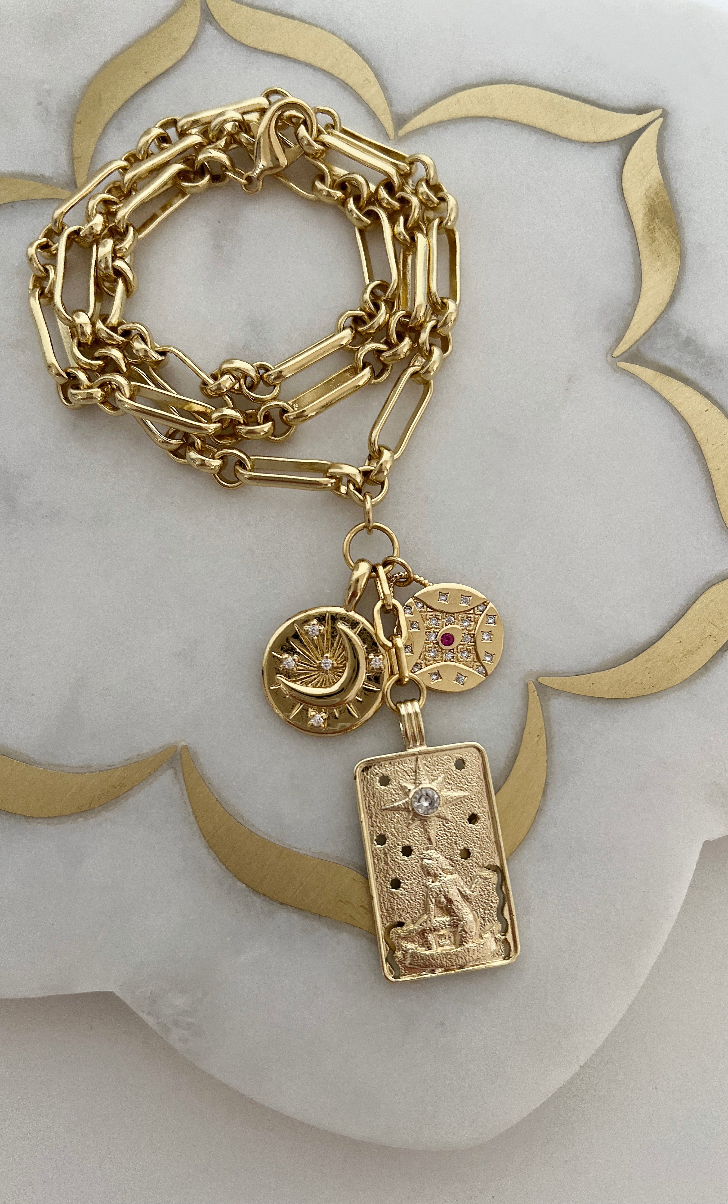 Twilight Star Necklace – 24K Gold Fill Celestial Pendant 2.0 Edition | Tunik Jewellery