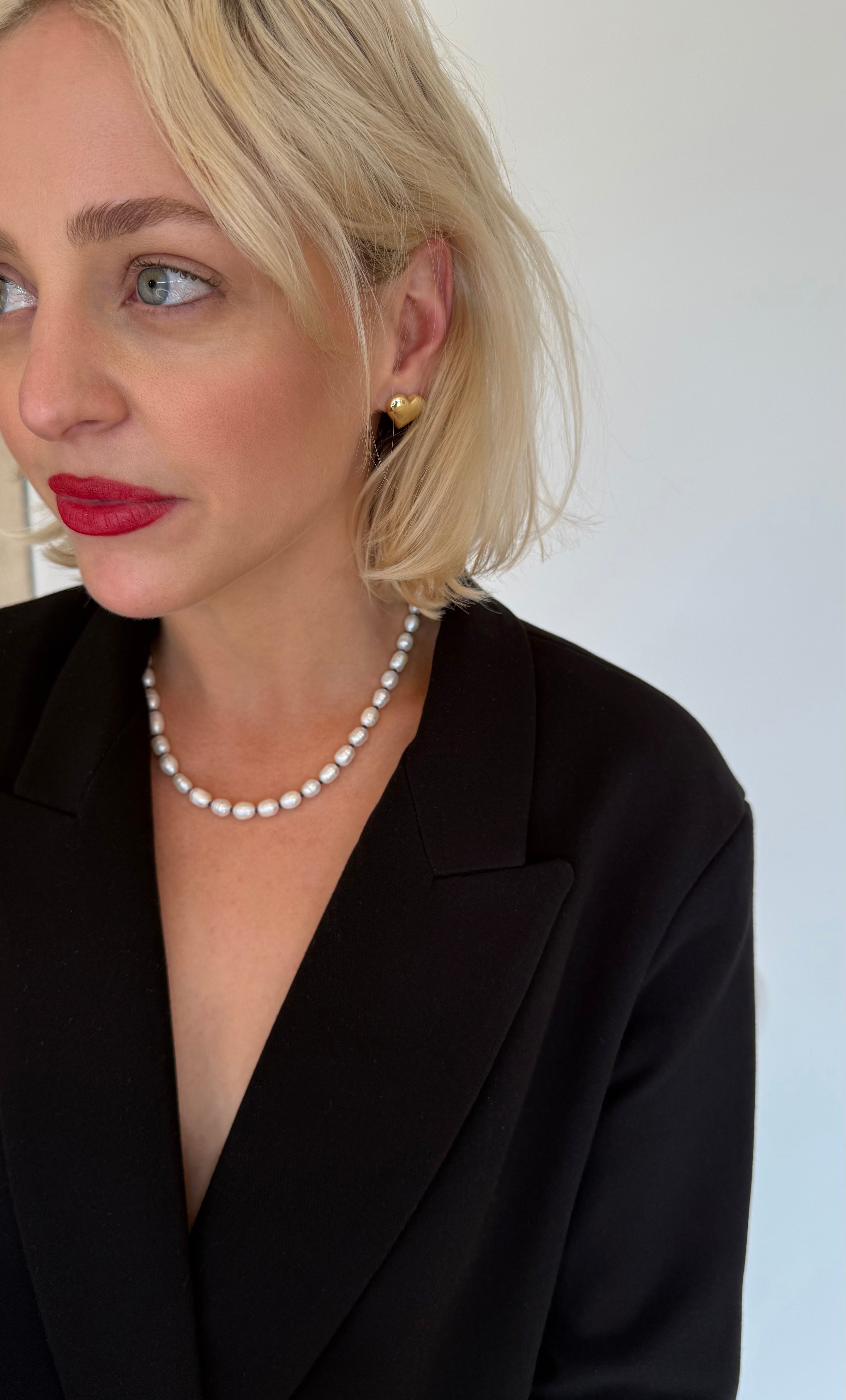 Eye of the Sea Freshwater Pearl Necklace - Handmade | Tunik