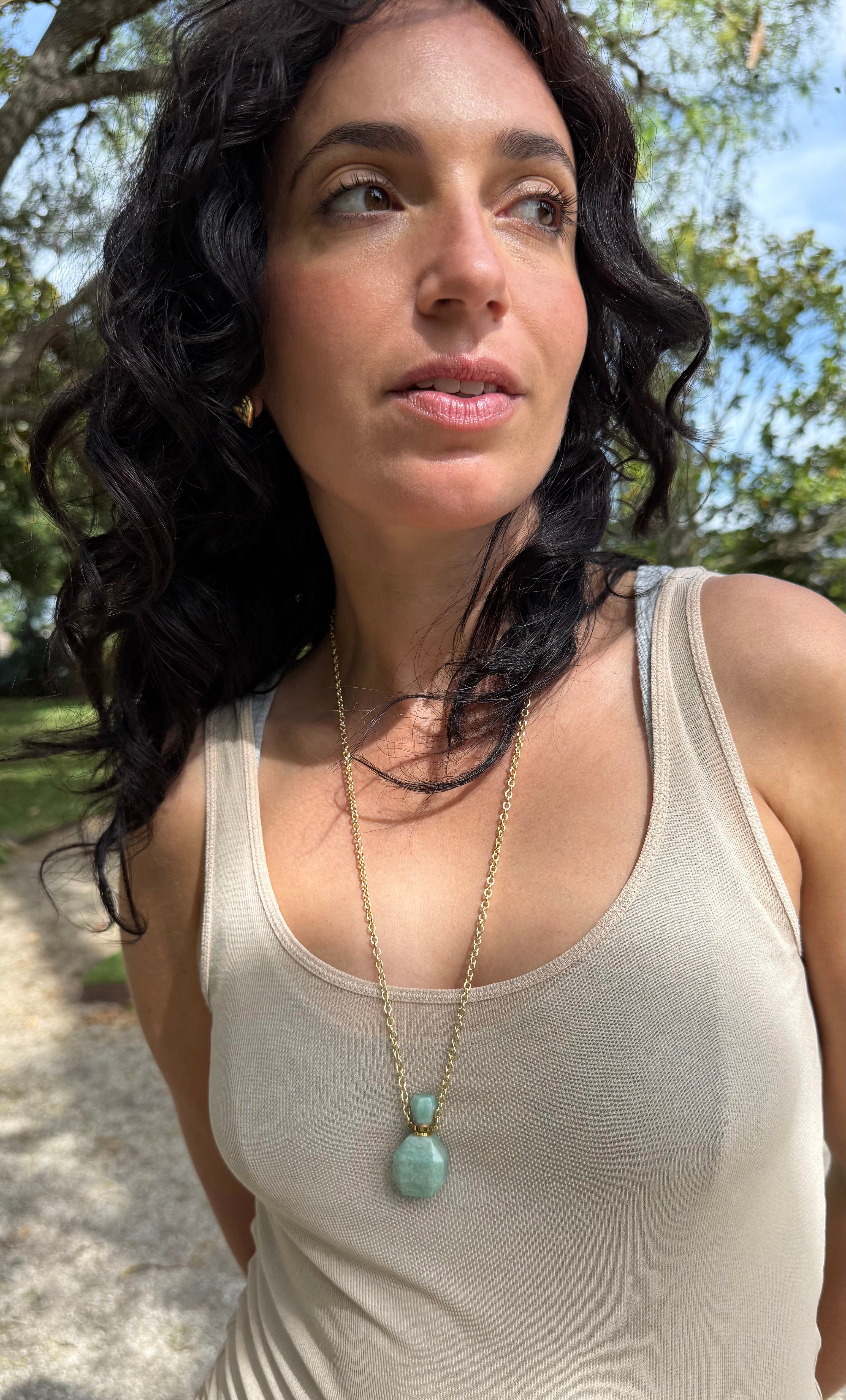 Love Potion Longline Pendant Necklace - Gold Fill | Tunik