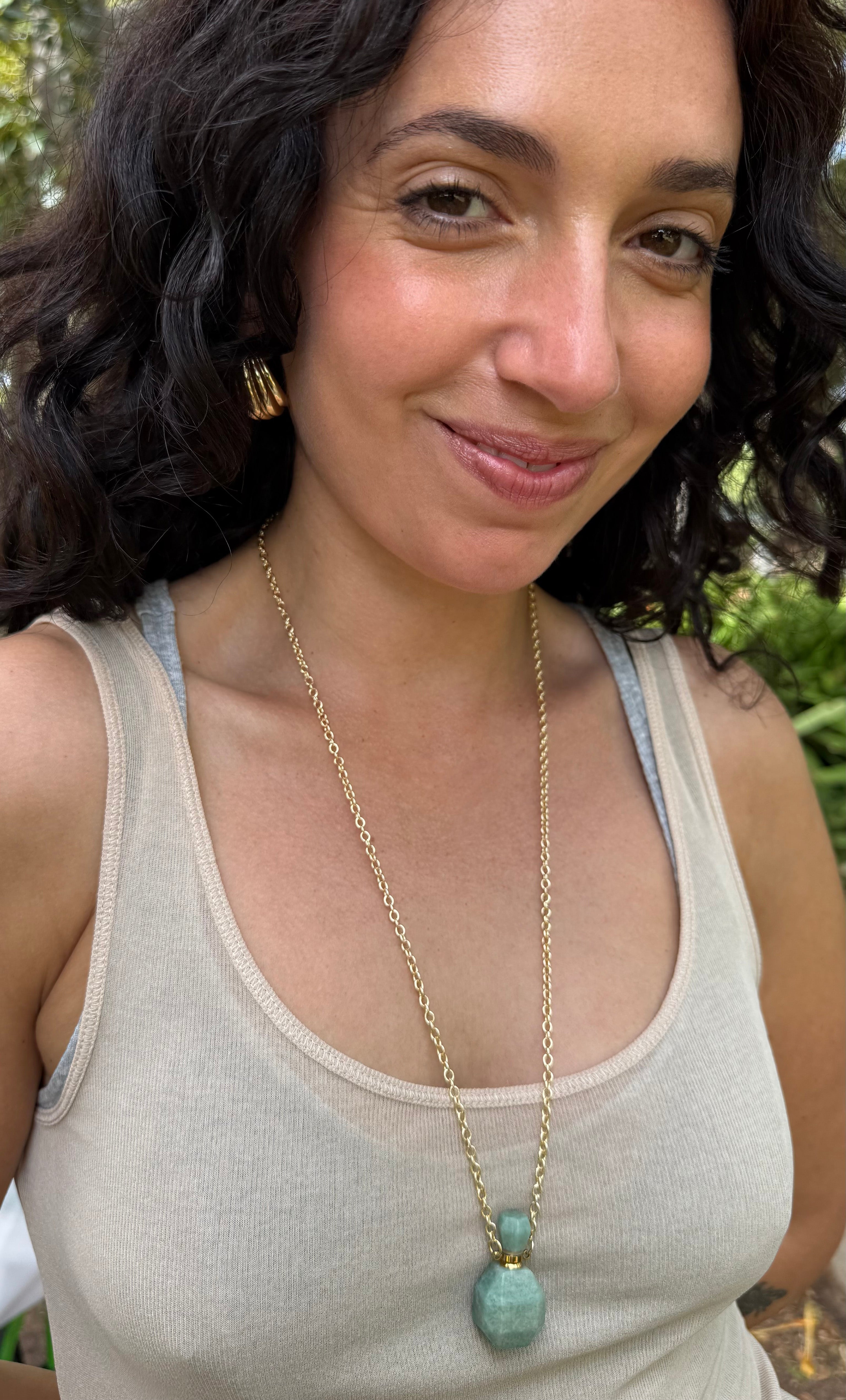Love Potion Longline Pendant Necklace - Gold Fill | Tunik