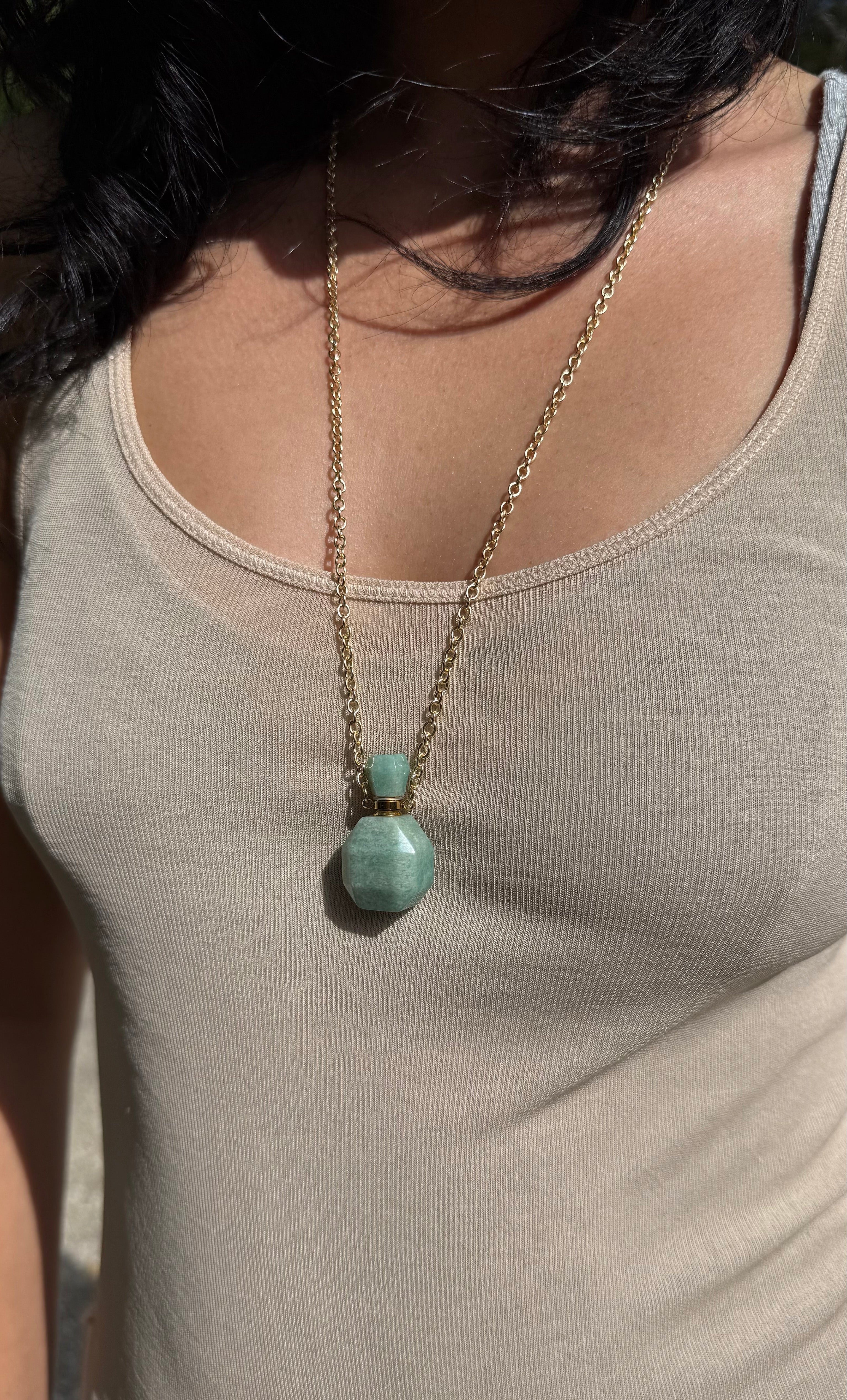 Love Potion Longline Pendant Necklace - Gold Fill | Tunik