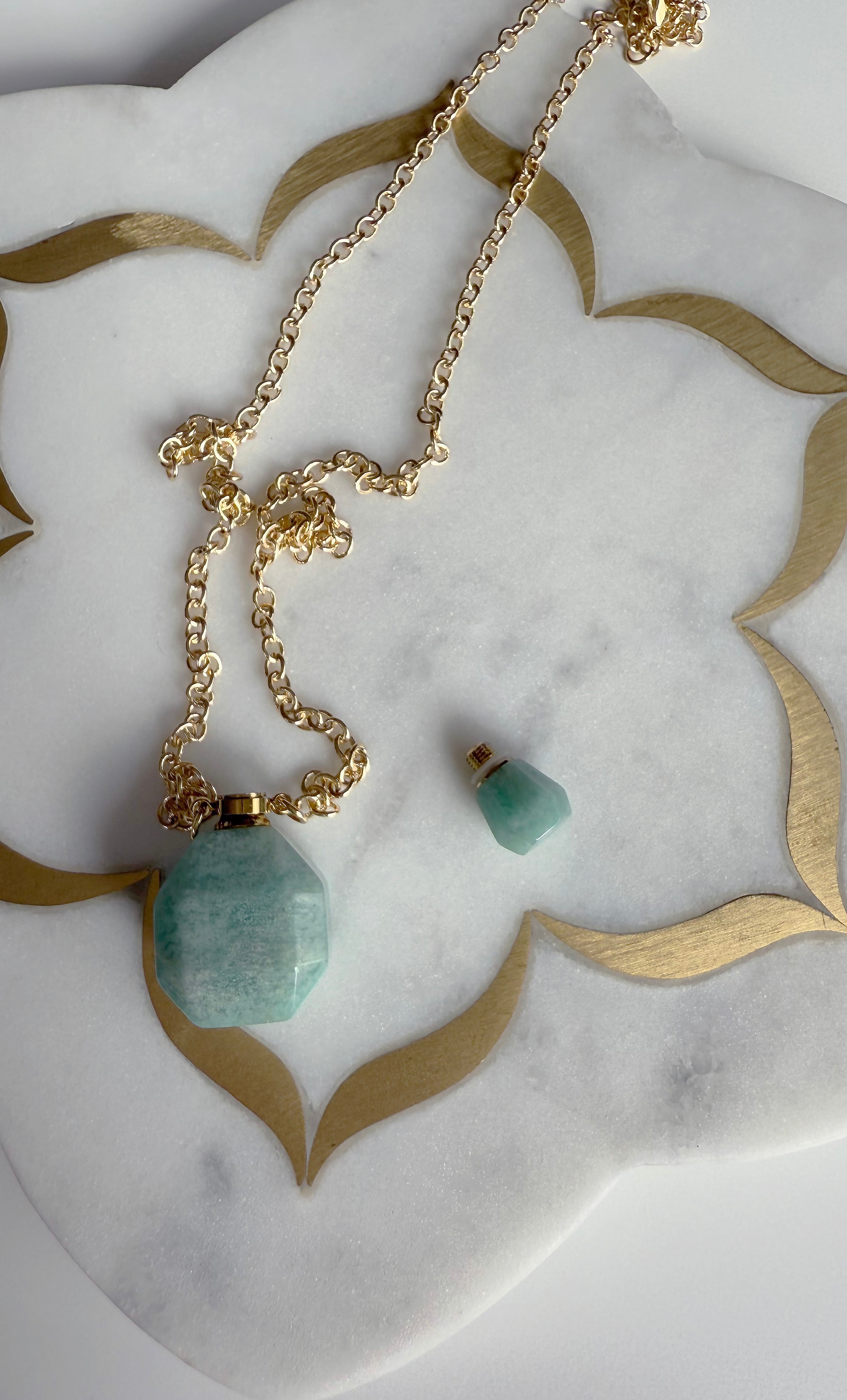 Love Potion Longline Pendant Necklace - Gold Fill | Tunik