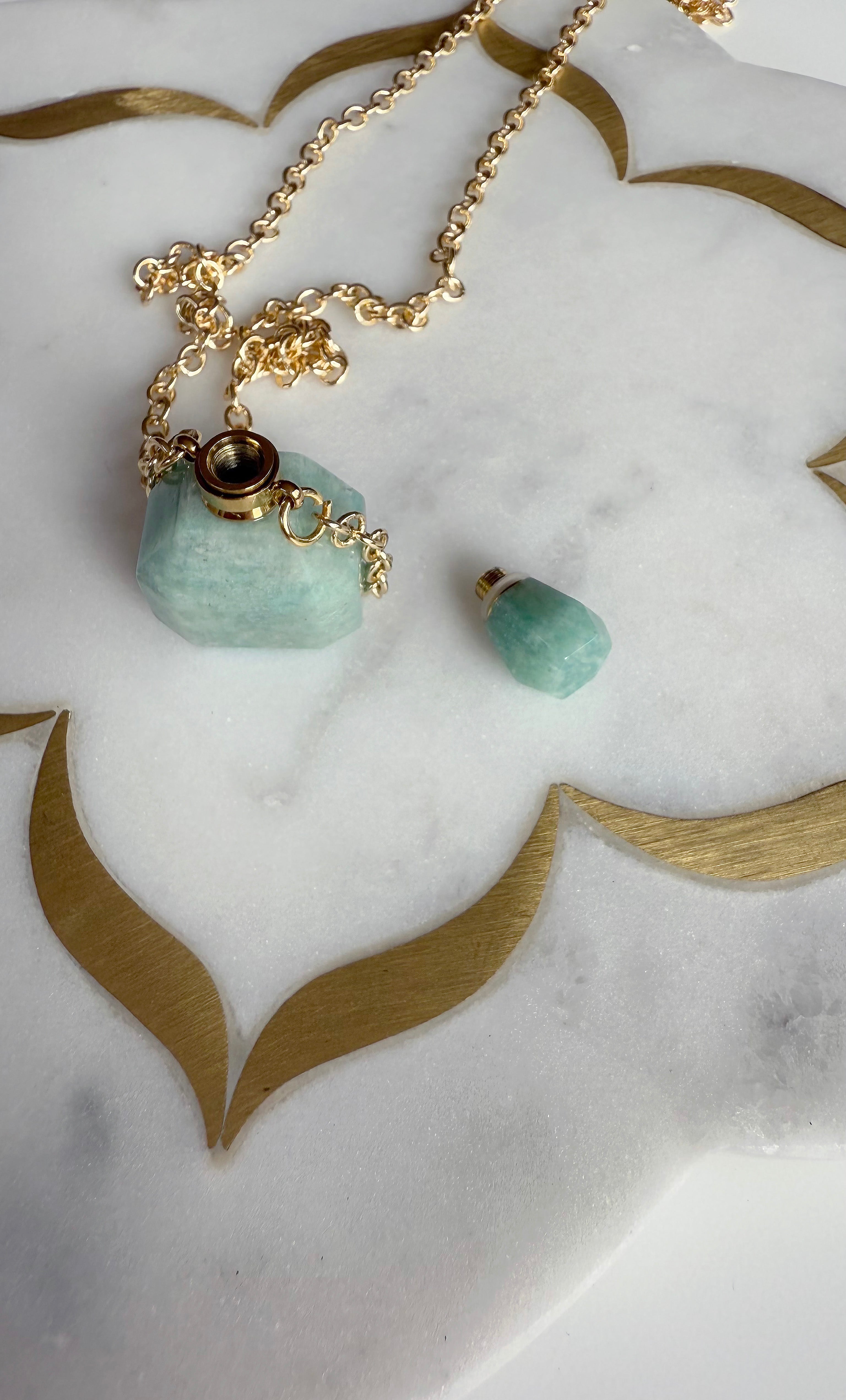 Love Potion Longline Pendant Necklace - Gold Fill | Tunik