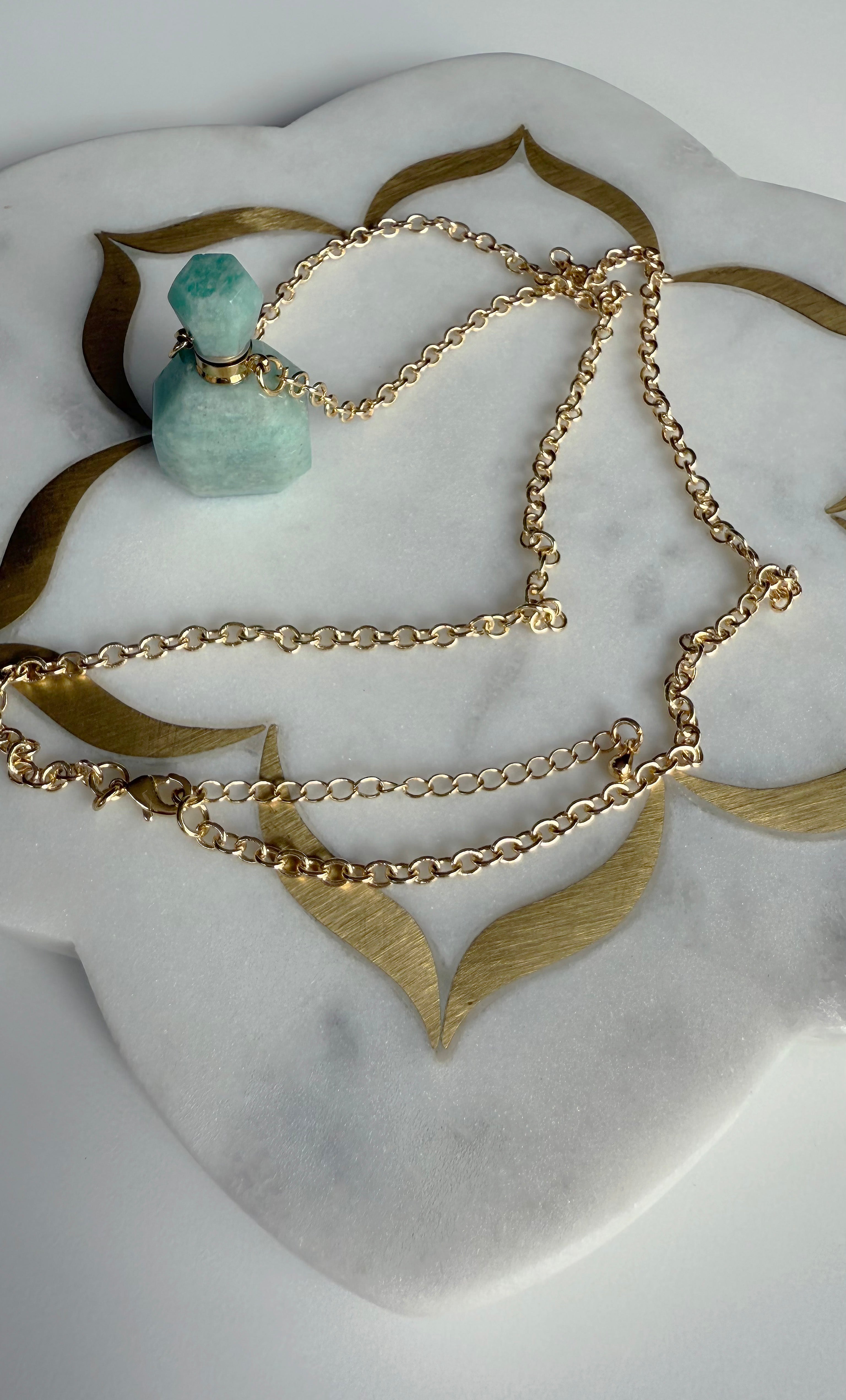Love Potion Longline Pendant Necklace - Gold Fill | Tunik