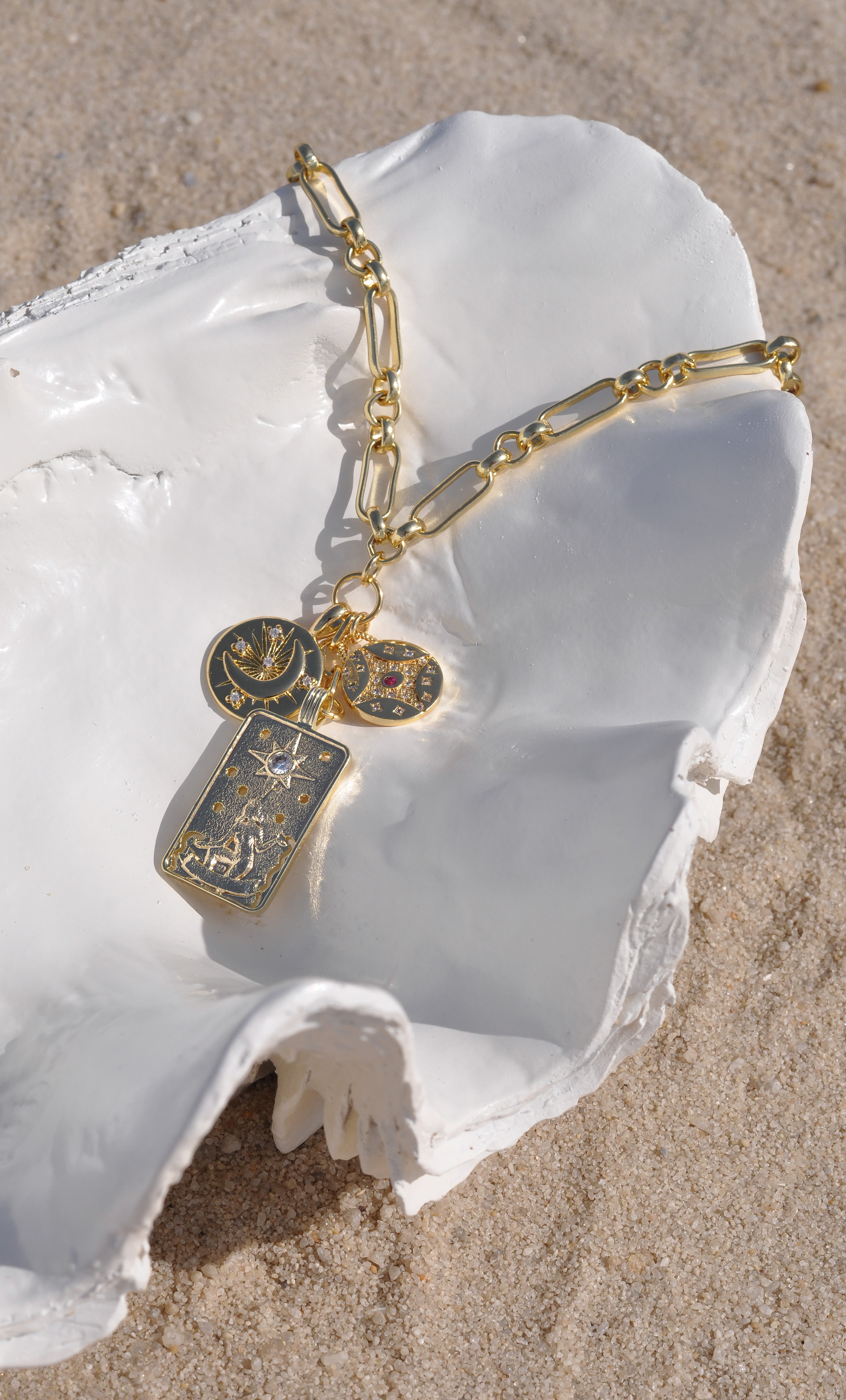 Twilight Star Necklace – 24K Gold Fill Celestial Pendant 2.0 Edition | Tunik Jewellery