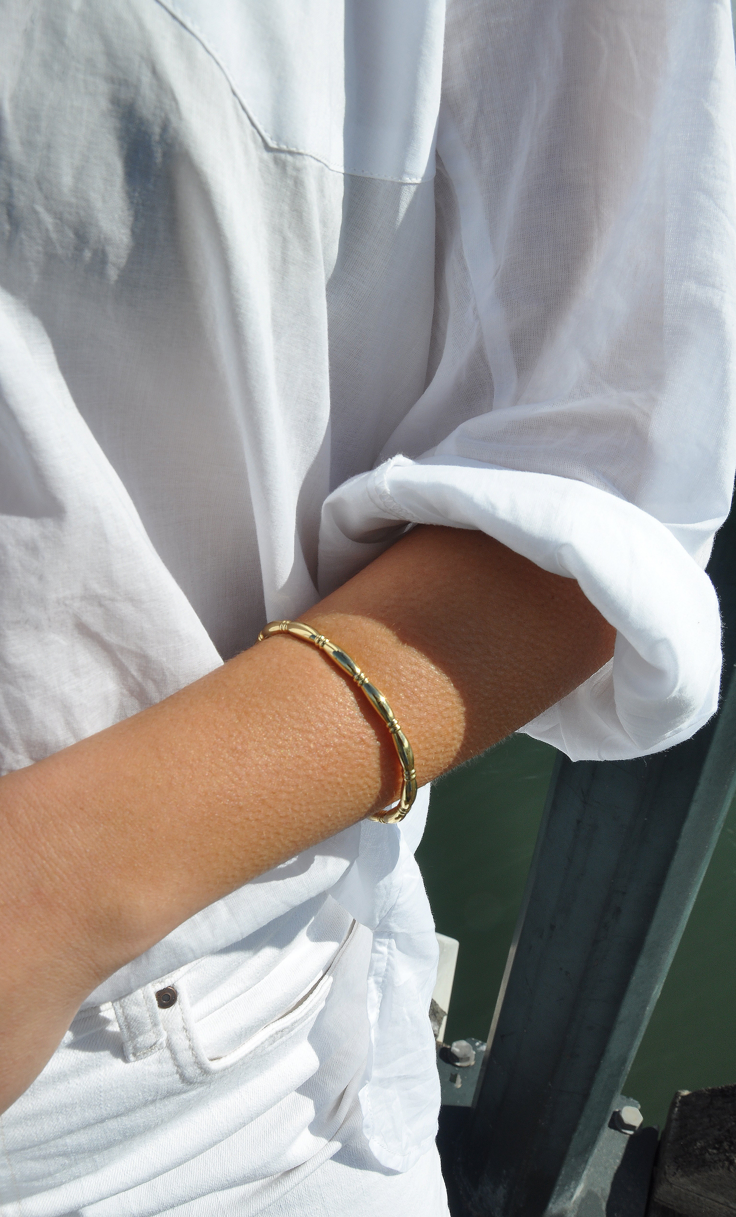 14K Gold Fill Knot Cuff Bracelet | Tunik