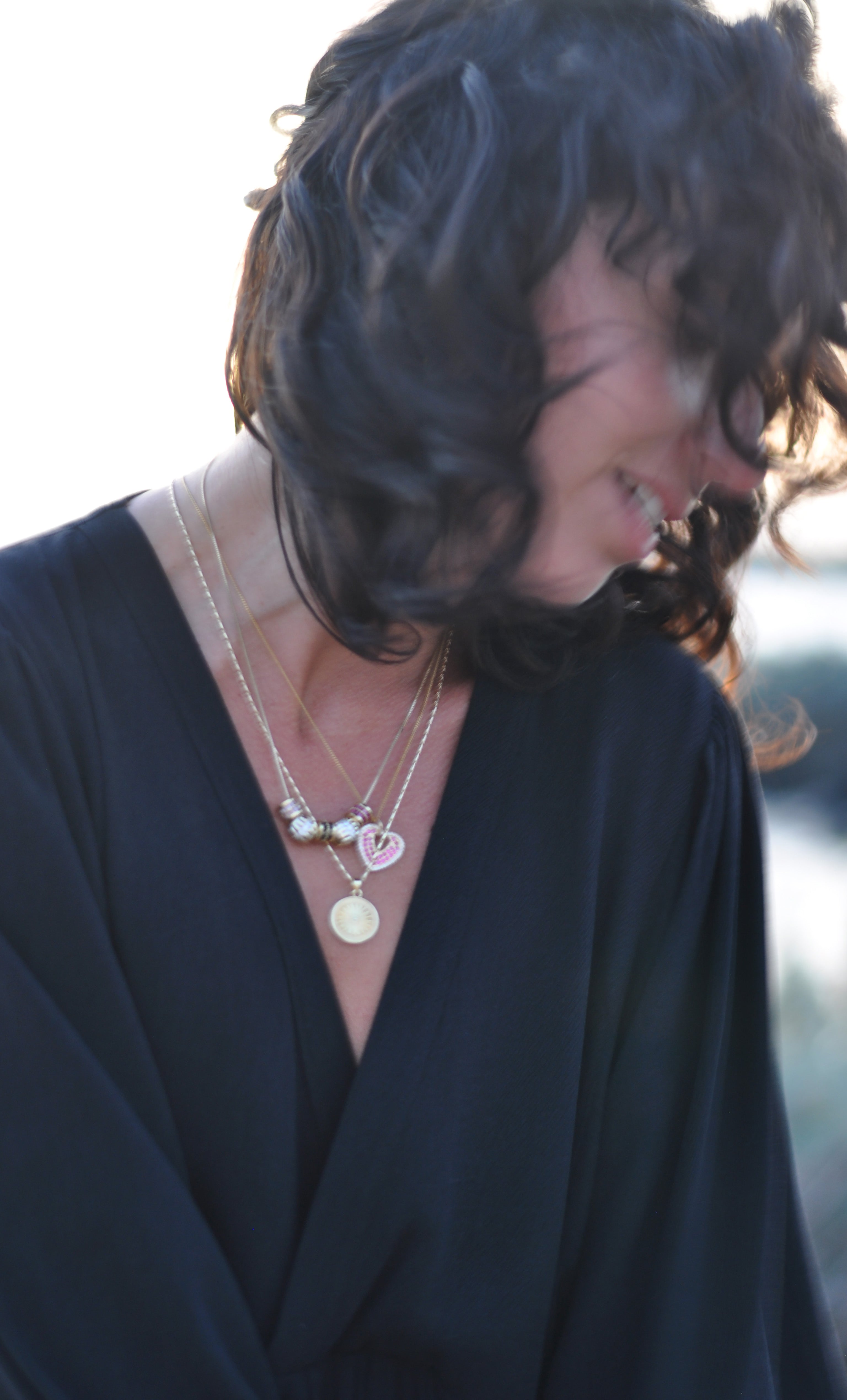 Jewel’s of the Night - 14K Gold Fill Spacer Bead Necklace | Tunik