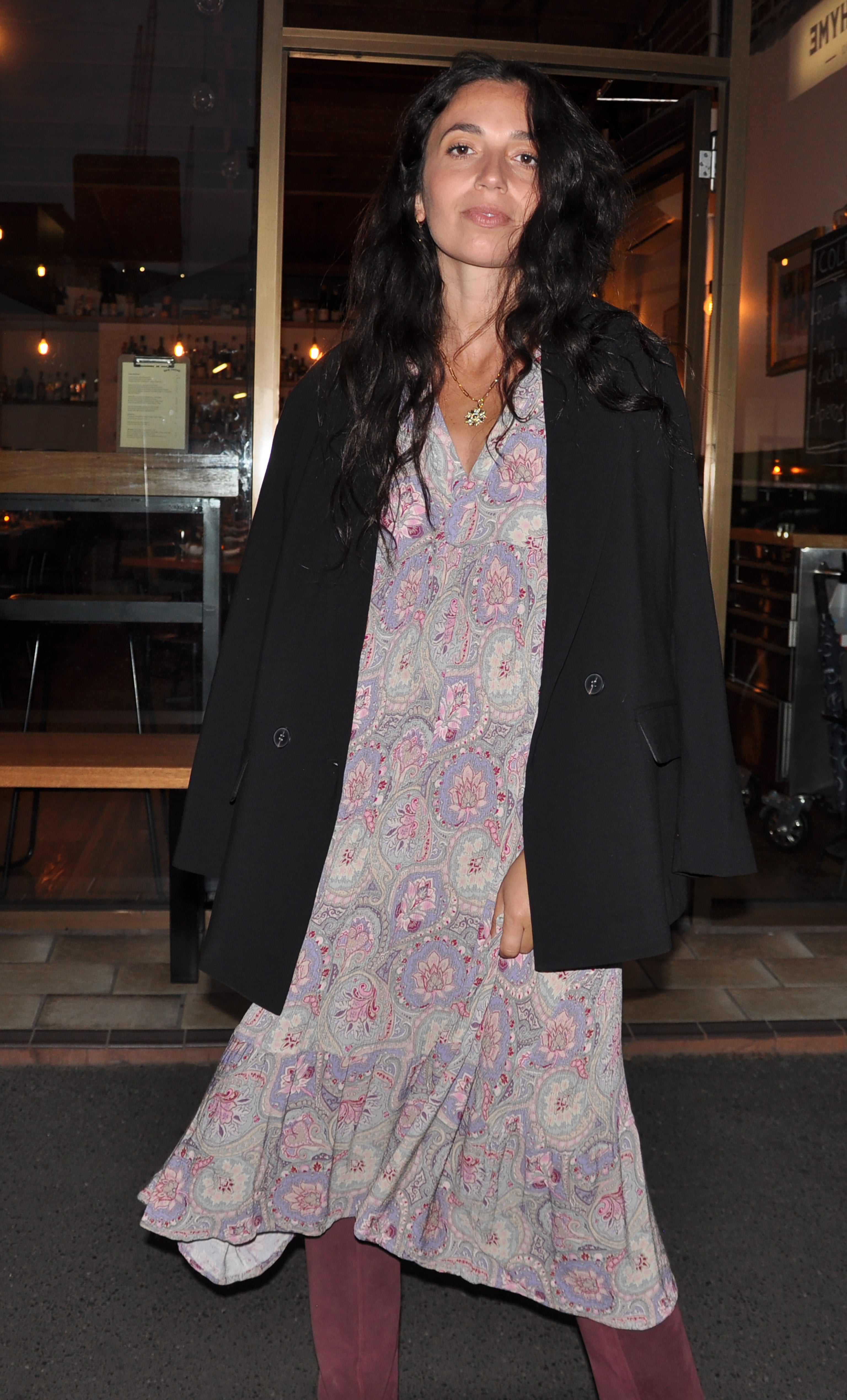 Harper Midi Dress – Pastel Paisley Print in Crinkle Viscose | Tunik Australia