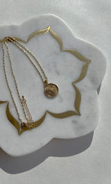 The Tunik Starlight Medallion Charm Necklace