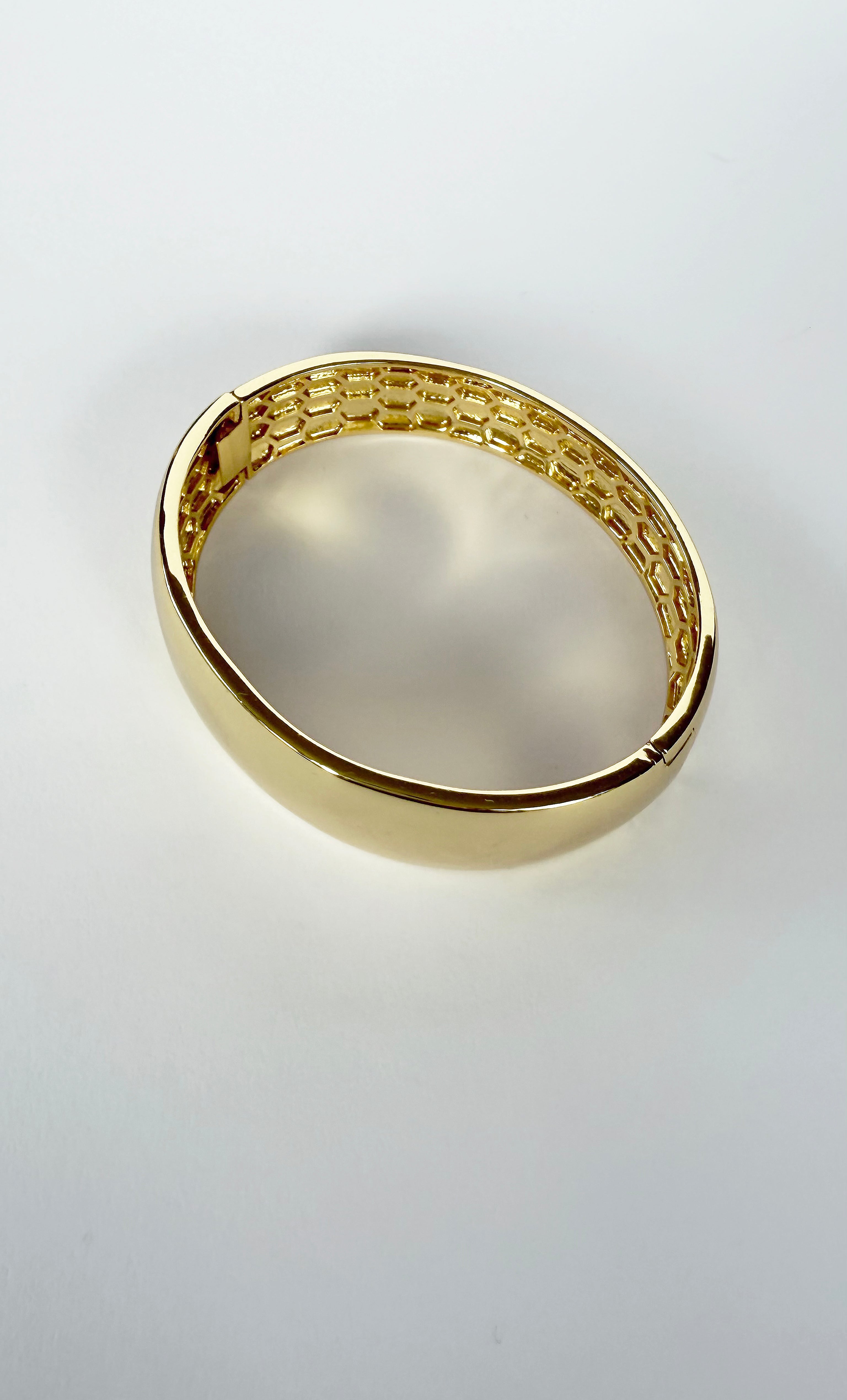 24K Gold Fill Statement Bangle | Tunik