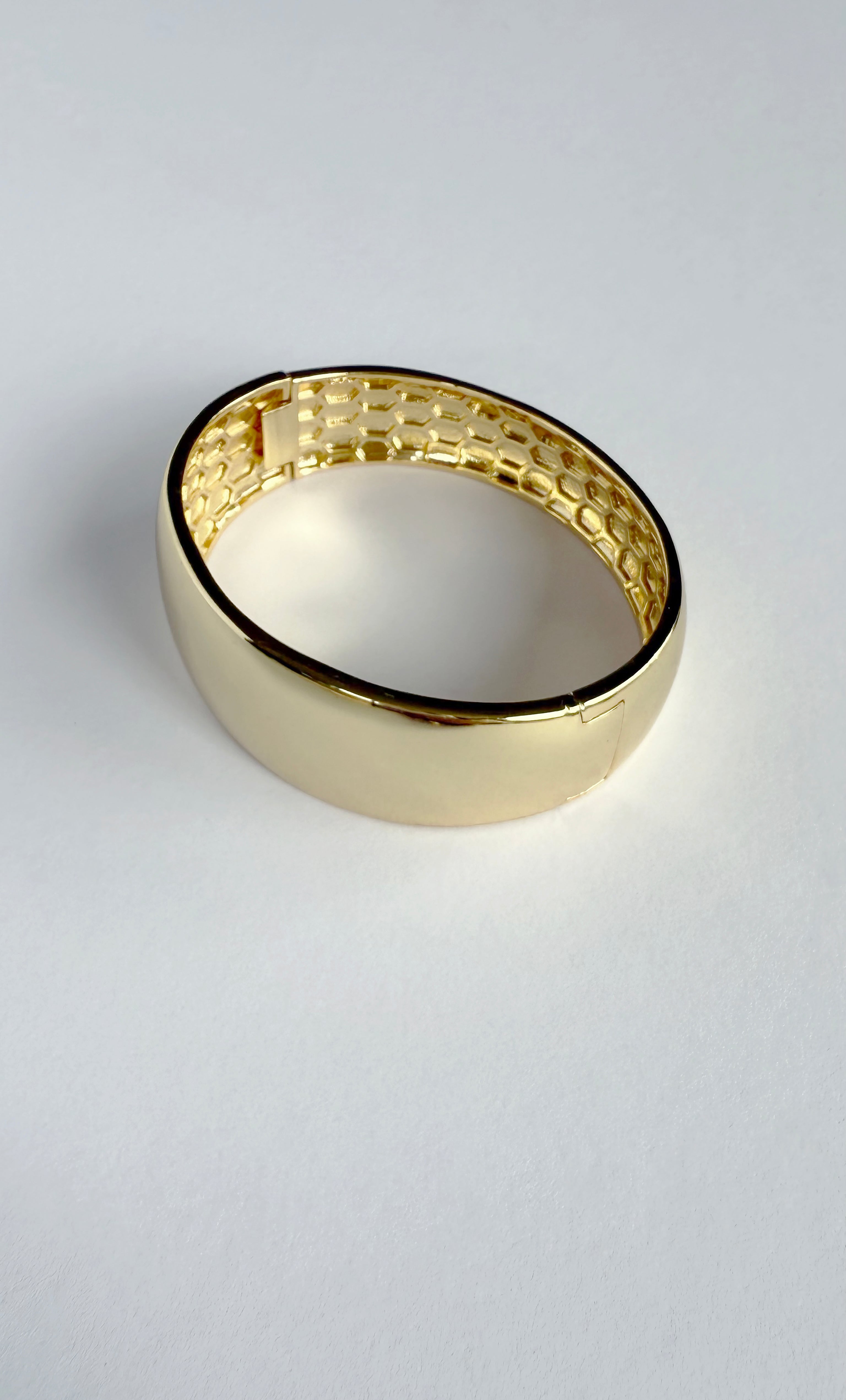 24K Gold Fill Statement Bangle | Tunik