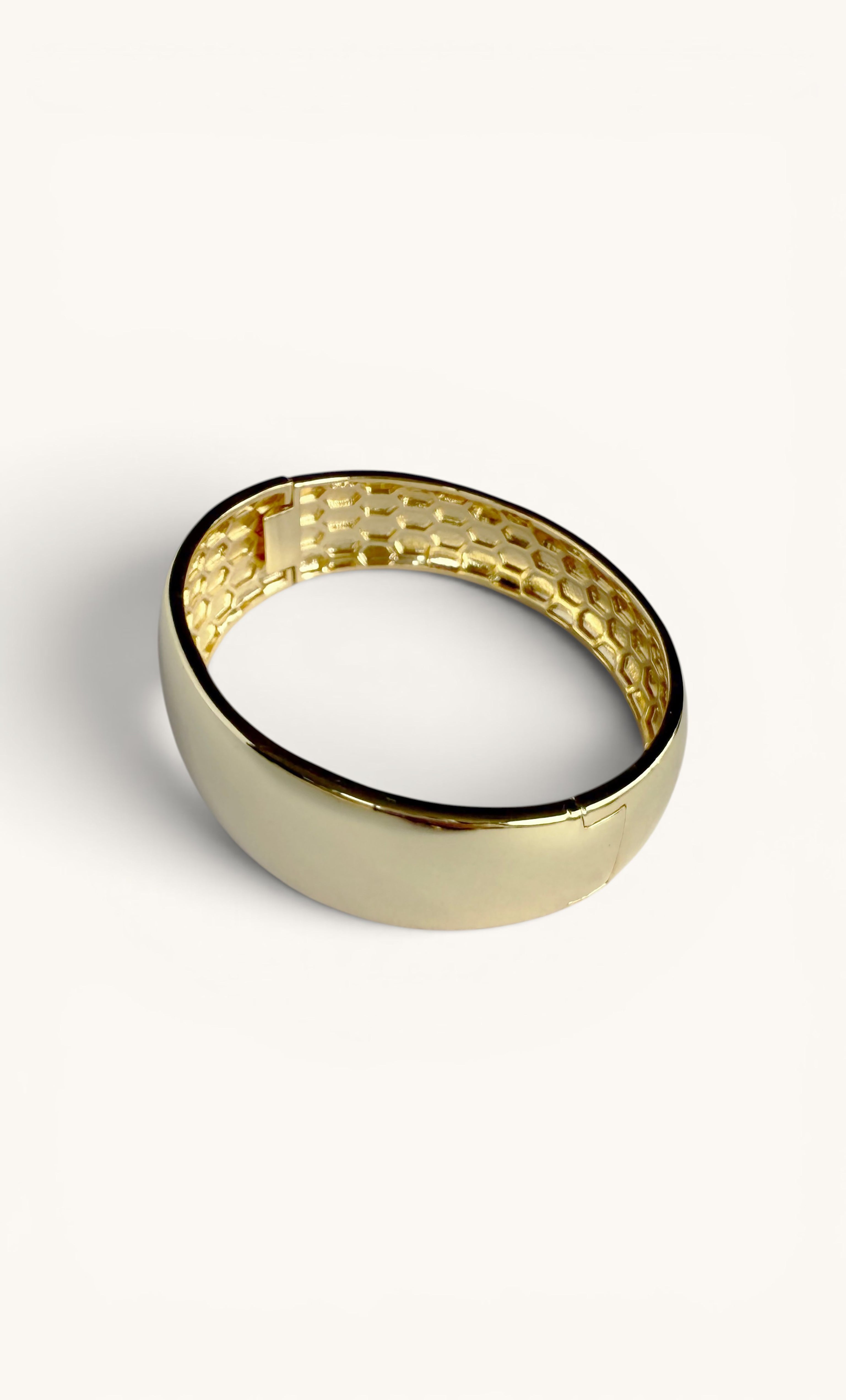 24K Gold Fill Statement Bangle | Tunik image