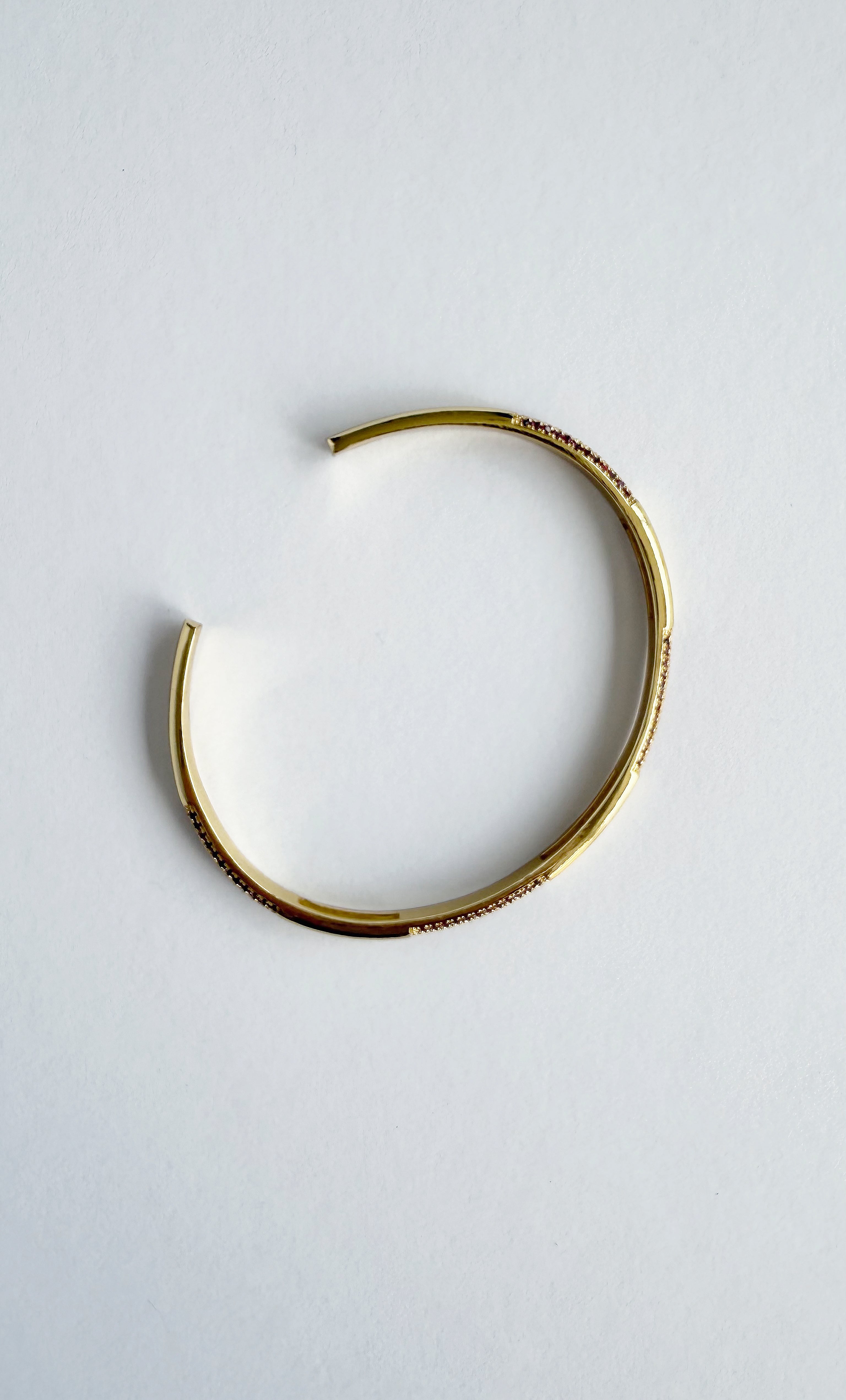 Arc Nomade 24K Gold Filled Fine Cuff Bracelet | Tunik