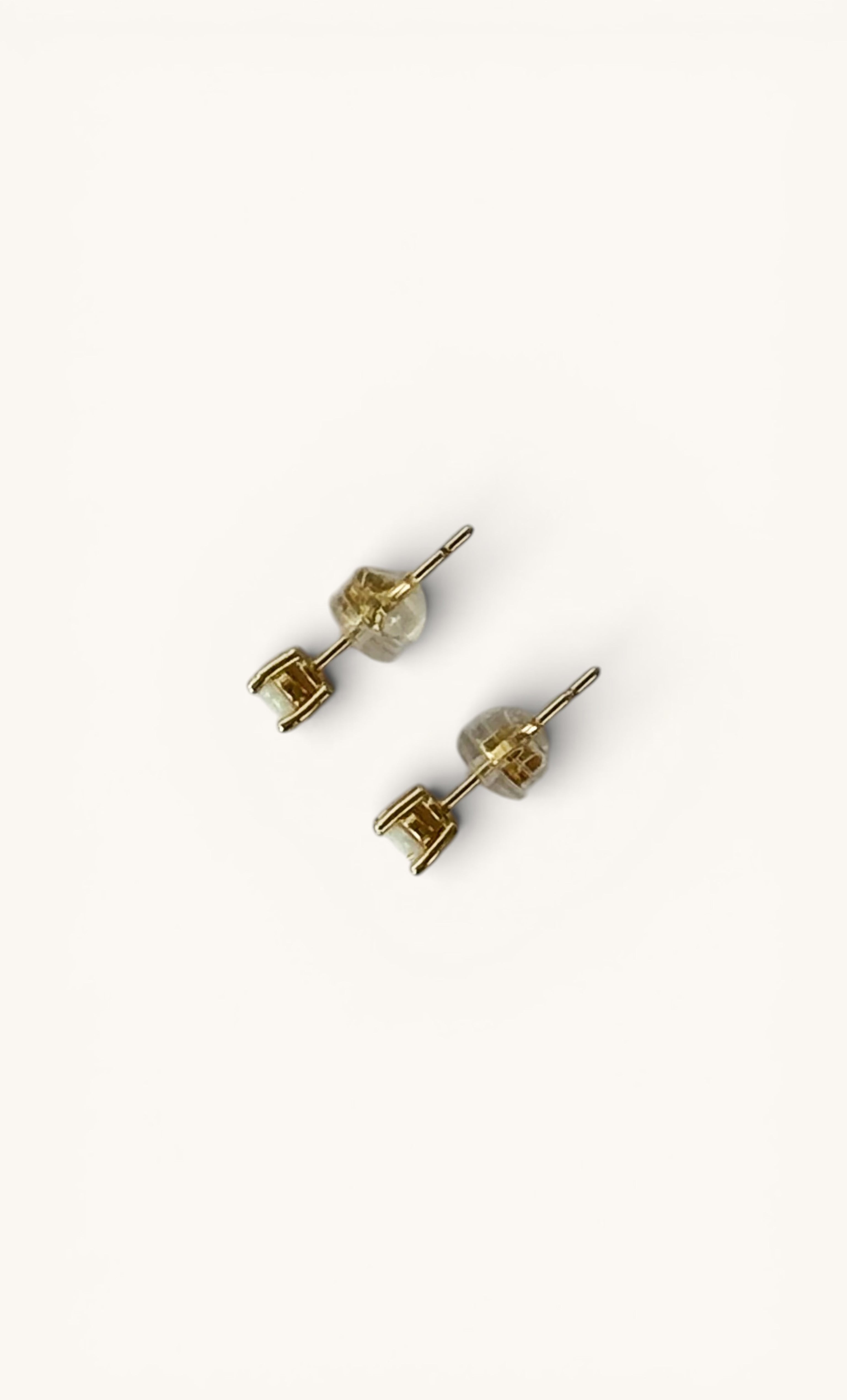 14K gold fill opal stud earrings from Tunik jewellery, perfect jewellery gifts.
