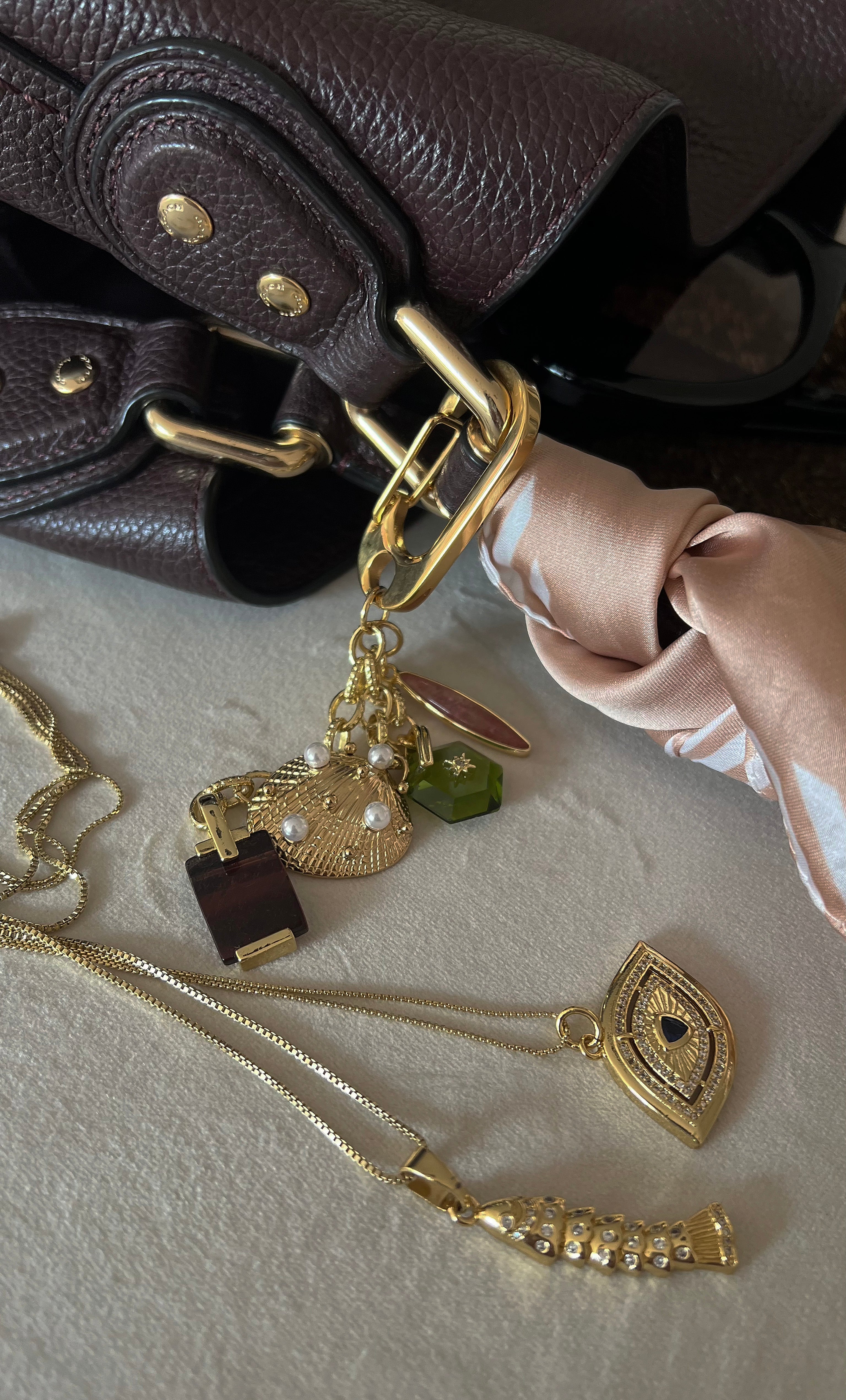 The Tunik Trinket Bag Charm and Keychain
