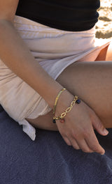 The Tunik Bauble Stone Charm Bracelet