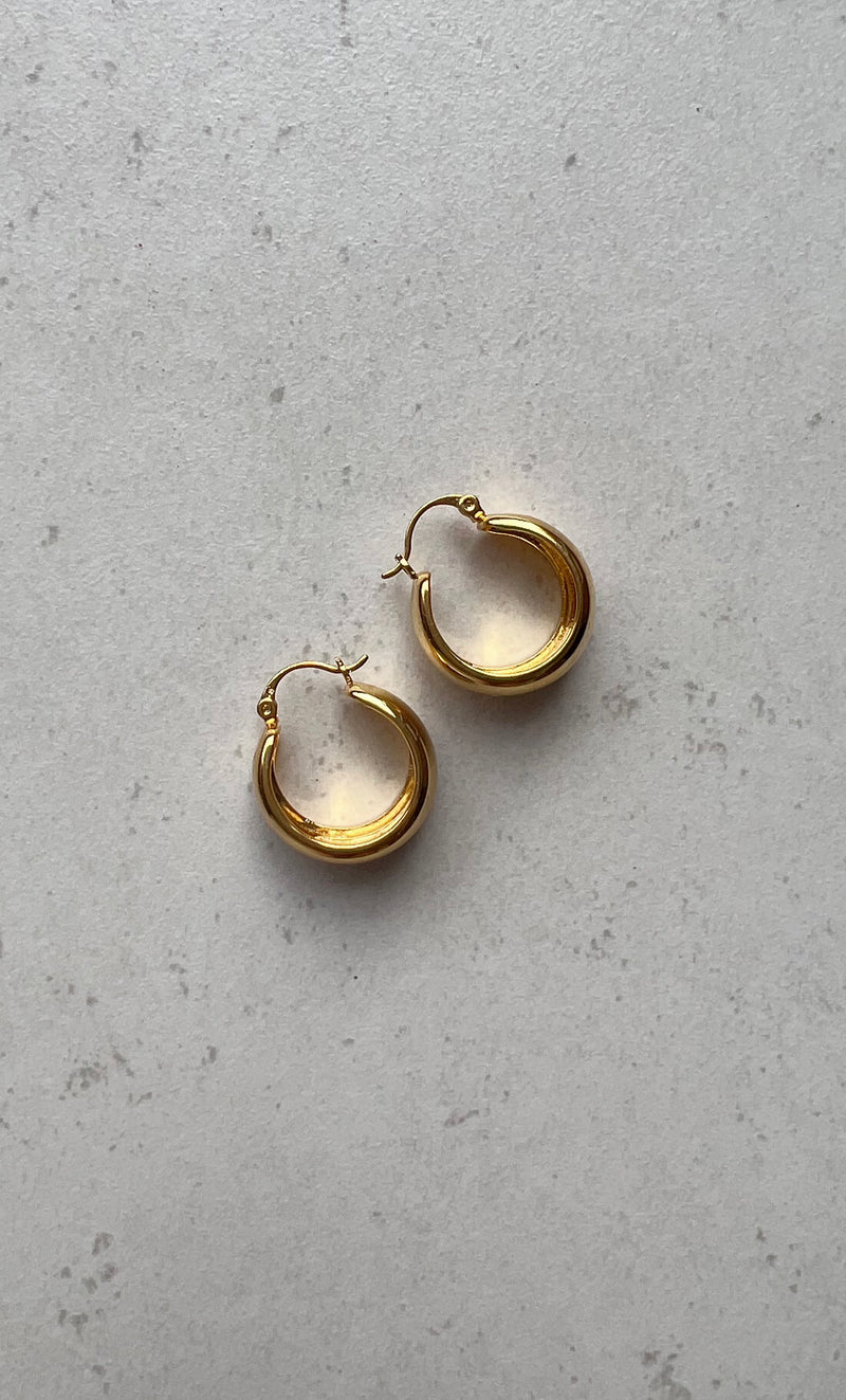 The Tunik Classic Hoop Earrings