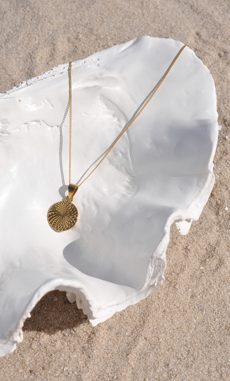 The Tunik Deco Medallion Necklace
