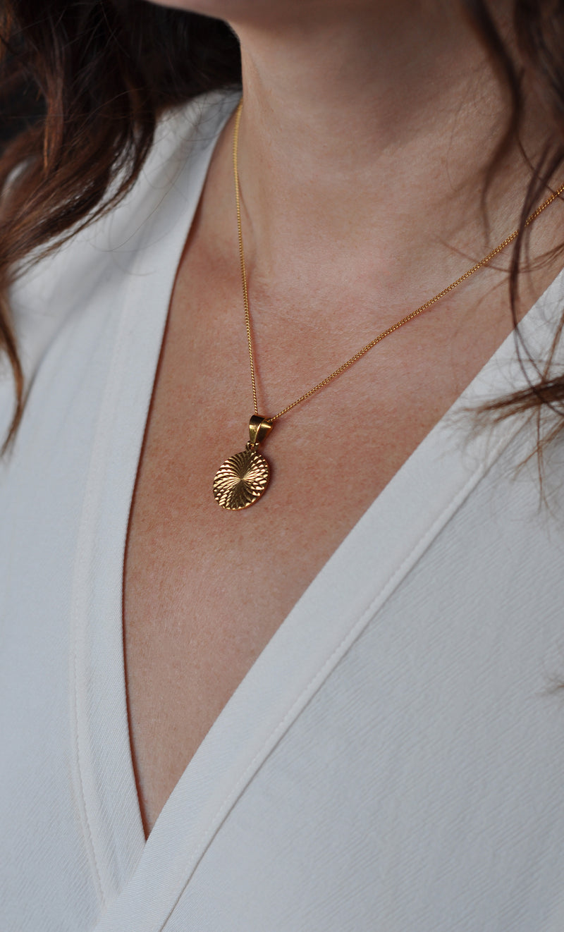 The Tunik Deco Medallion Necklace