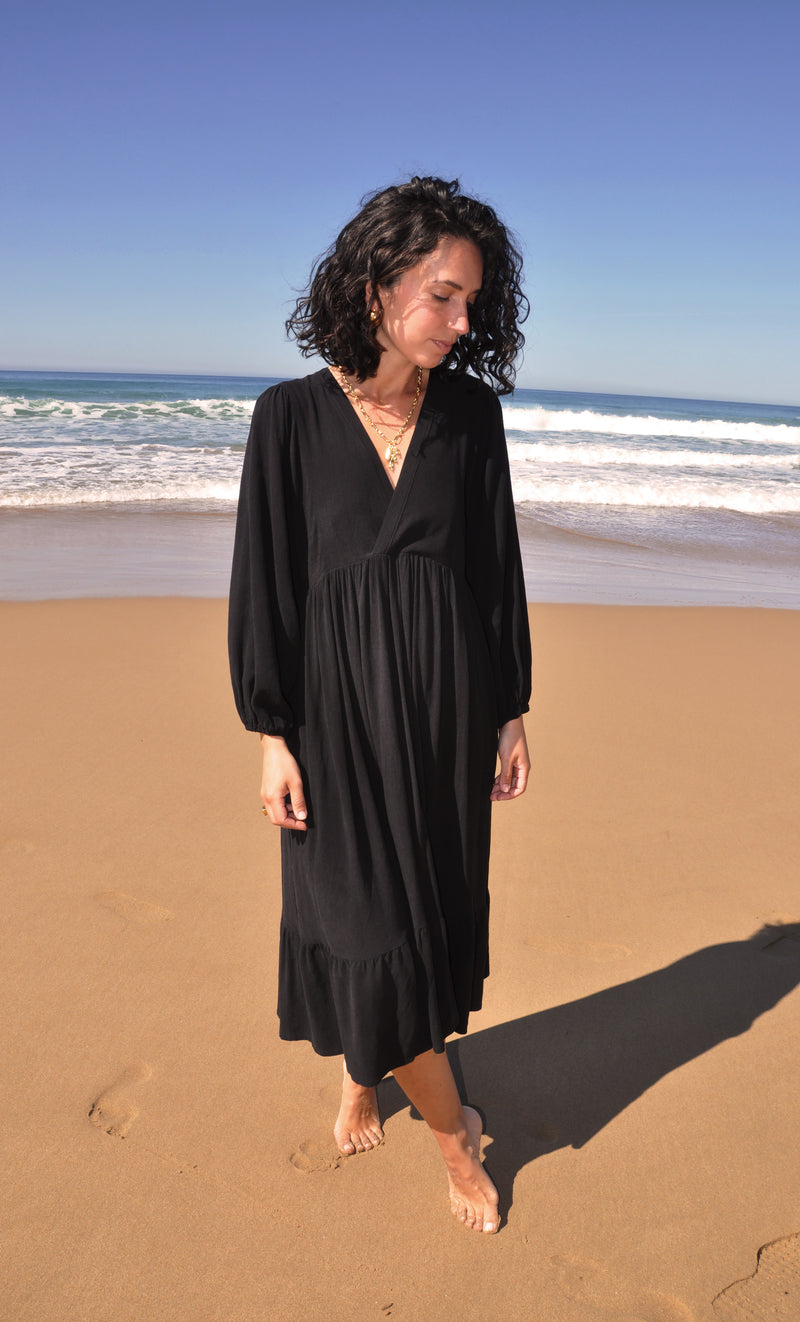 The Tunik Harper midi dress - Black