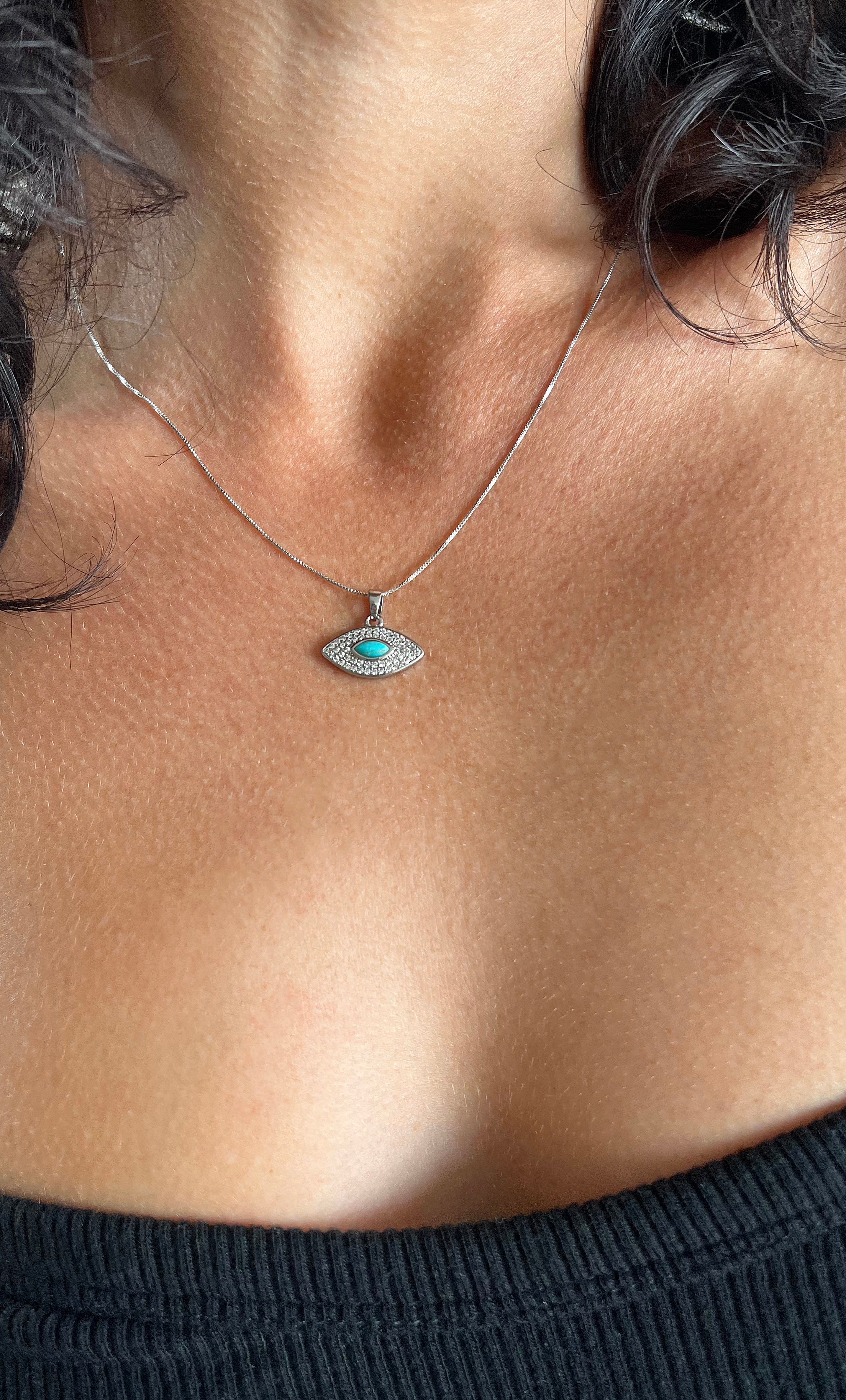 The Tunik Evil Eye Protection Necklace - SILVER