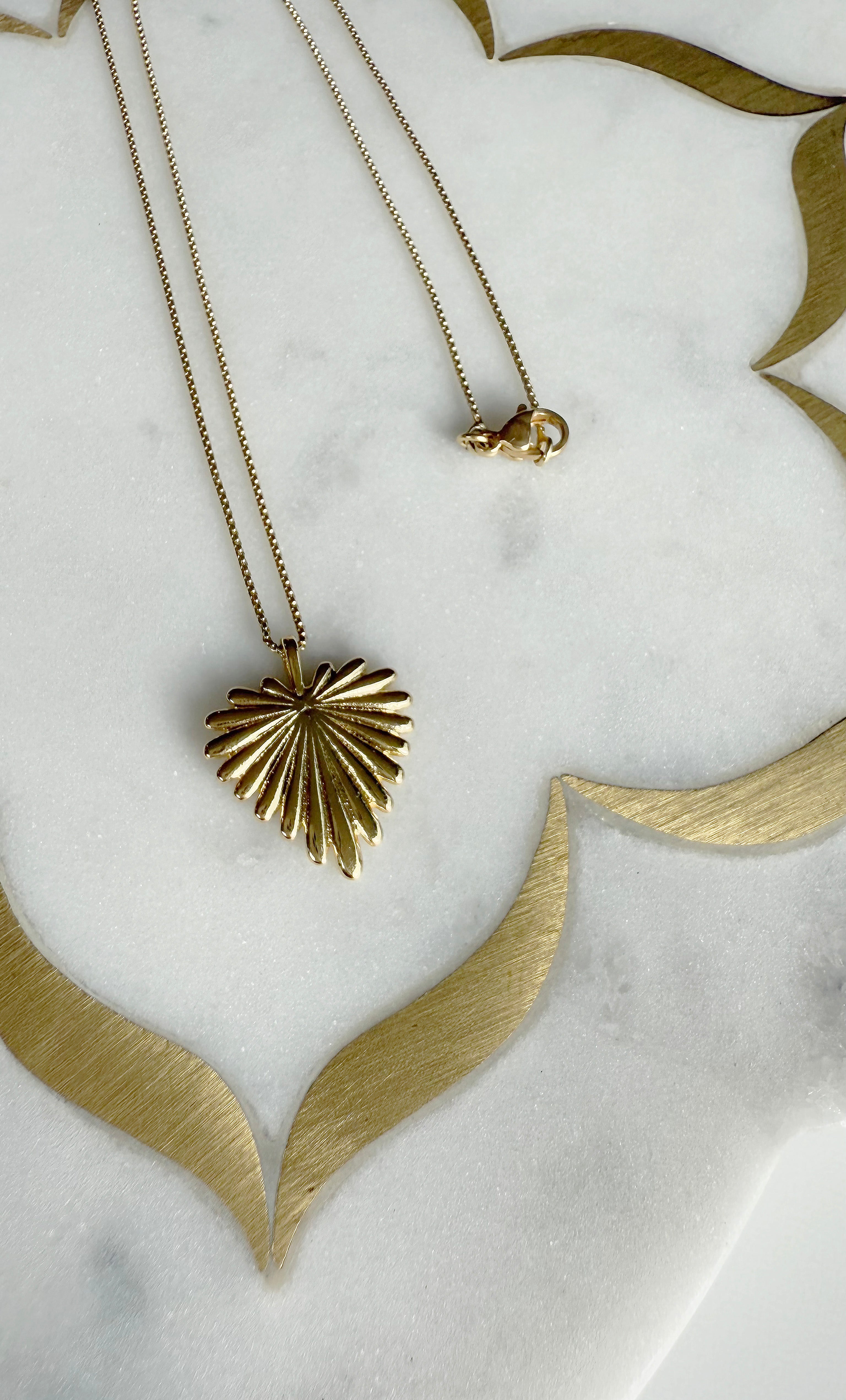 The Tunik Ray Of Sunshine Heart Medallion Necklace