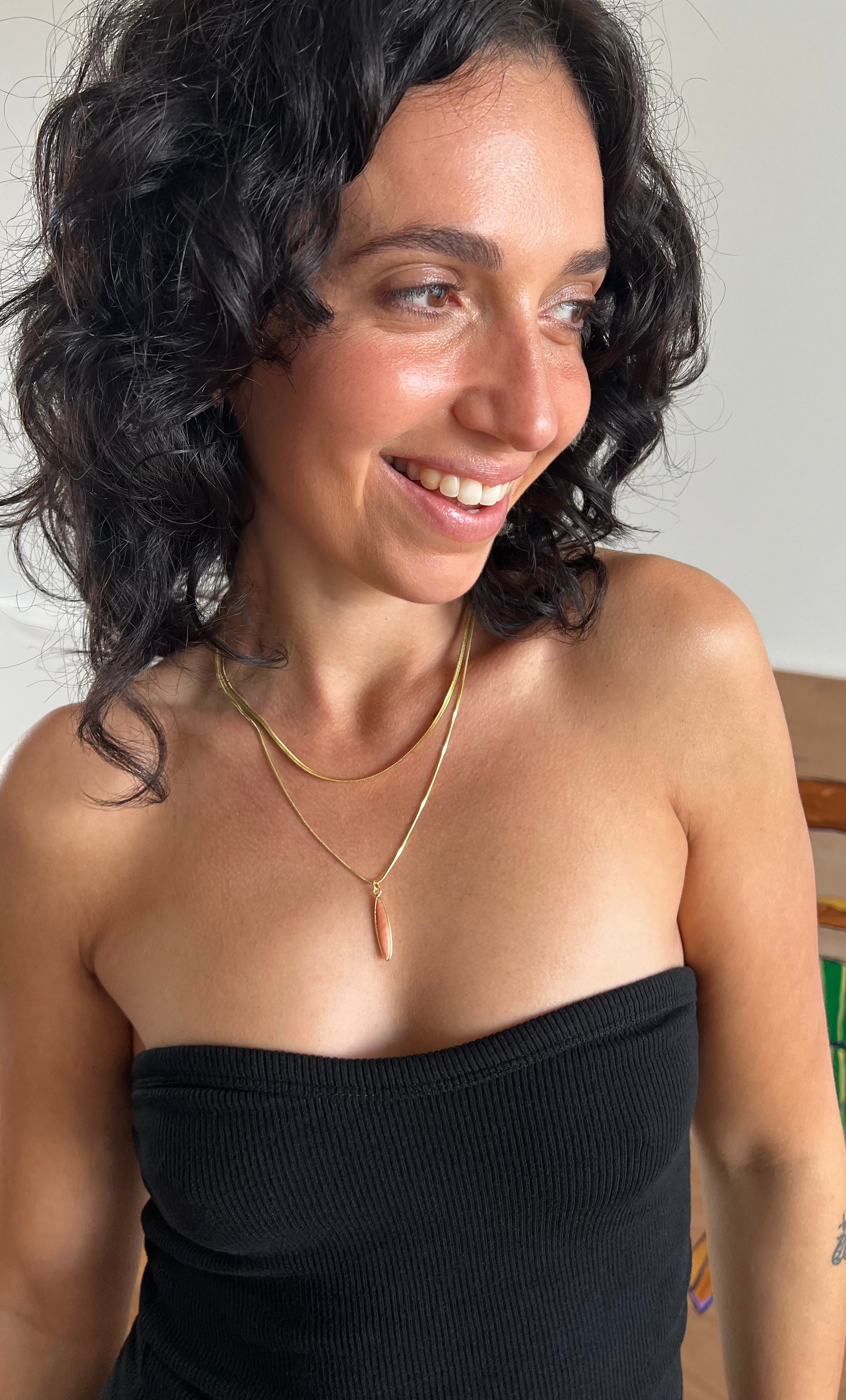 The Tunik "Re" of the Sun Carnelian Necklace