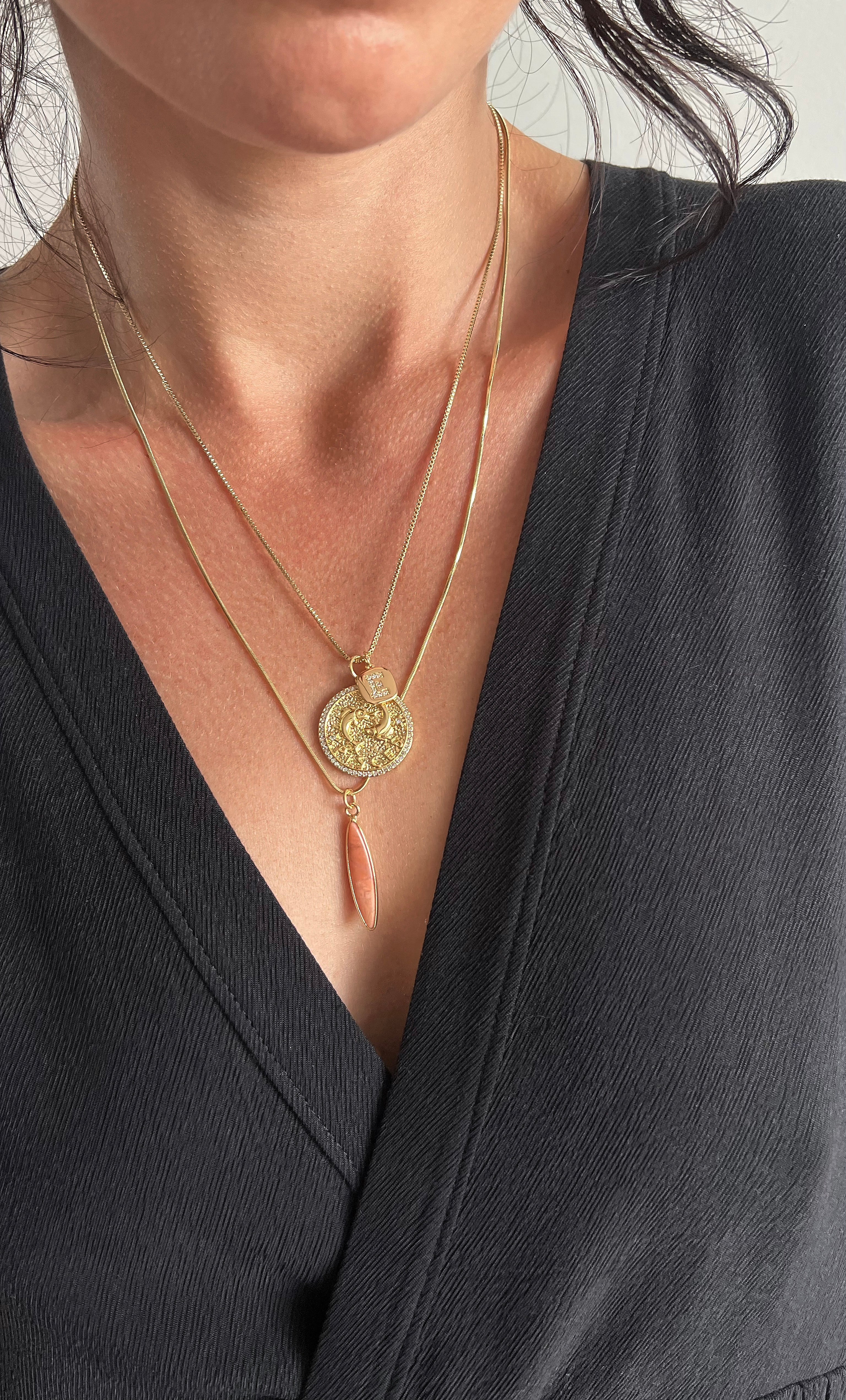 The Tunik "Re" of the Sun Carnelian Necklace