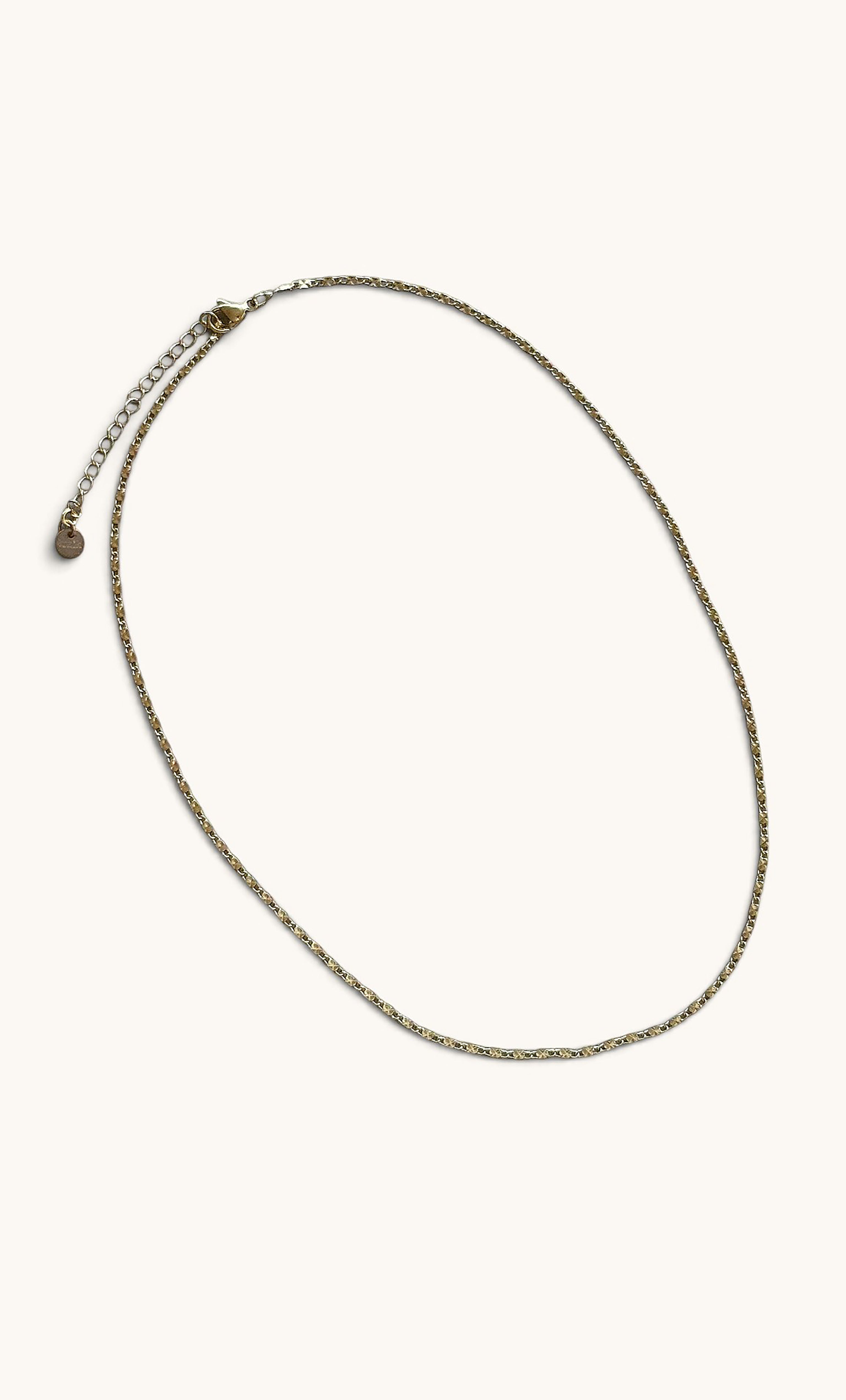 24K Gold Fill Starburst Mariner Everyday Chain Necklace | Tunik