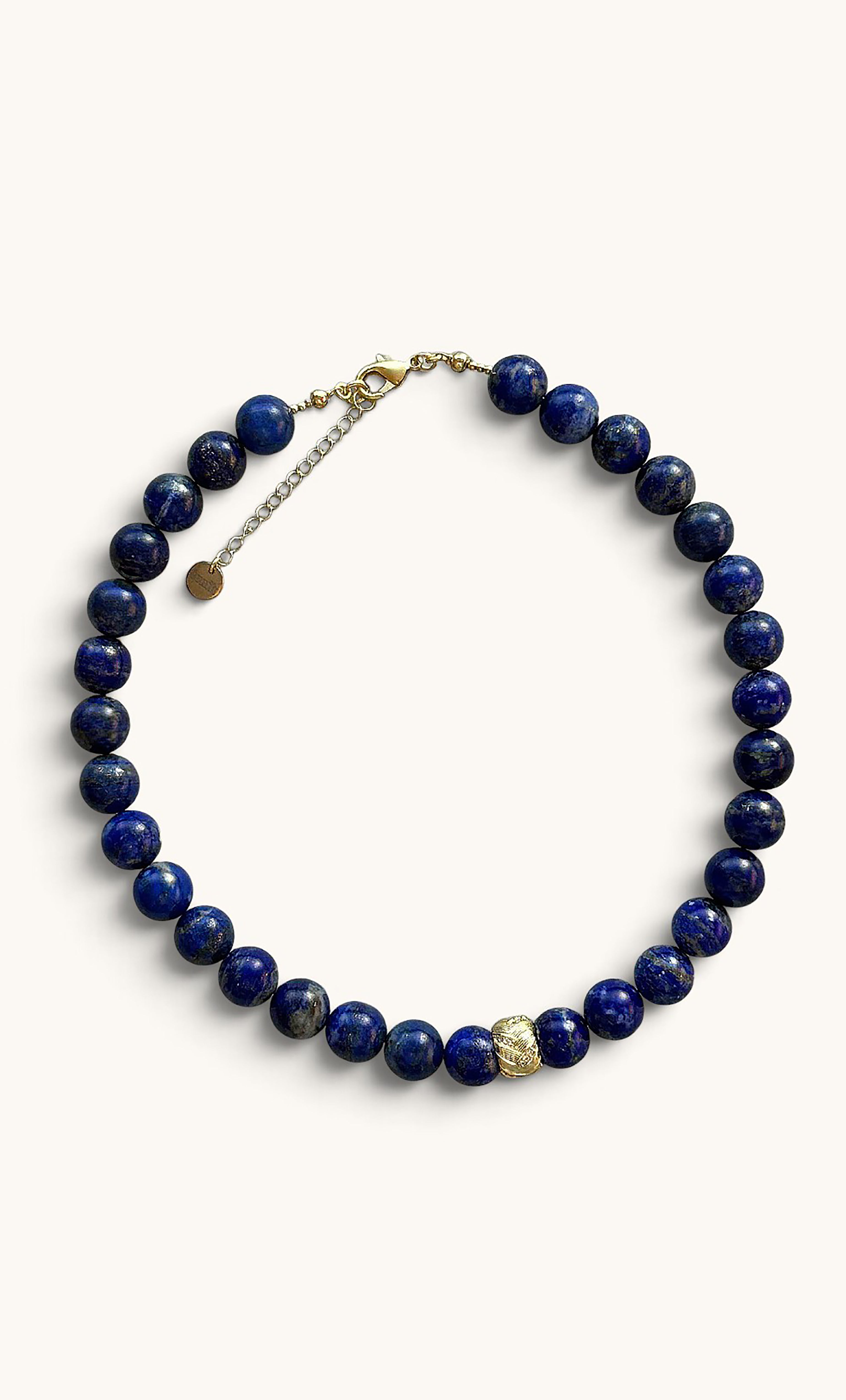 Limited Edition | The Tunik Wisdom Statement AA grade Lapis Lazuli Stone Bead Handmade Necklace | Tunik
