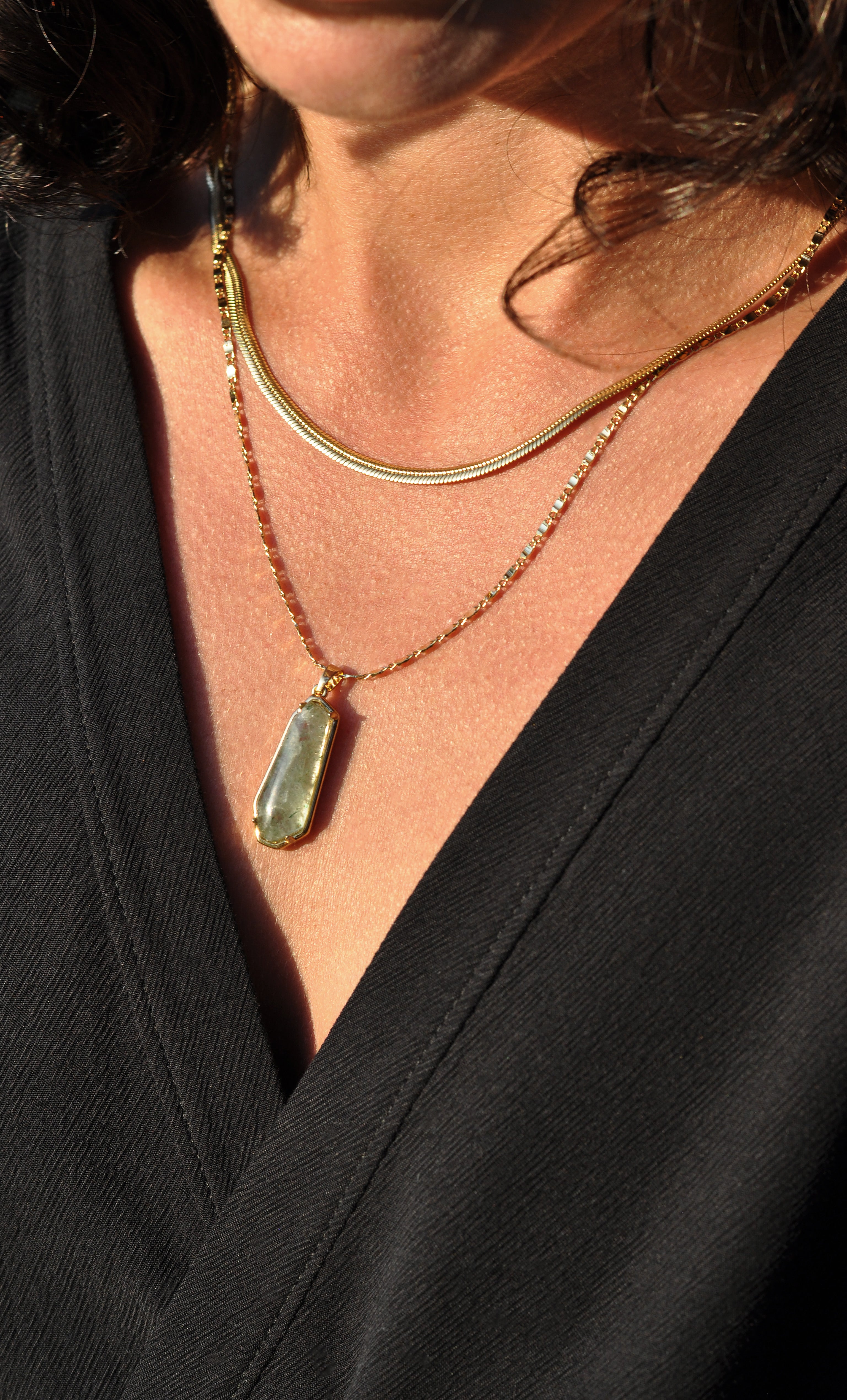BACK SOON The Tunik Snake Necklace - Gold