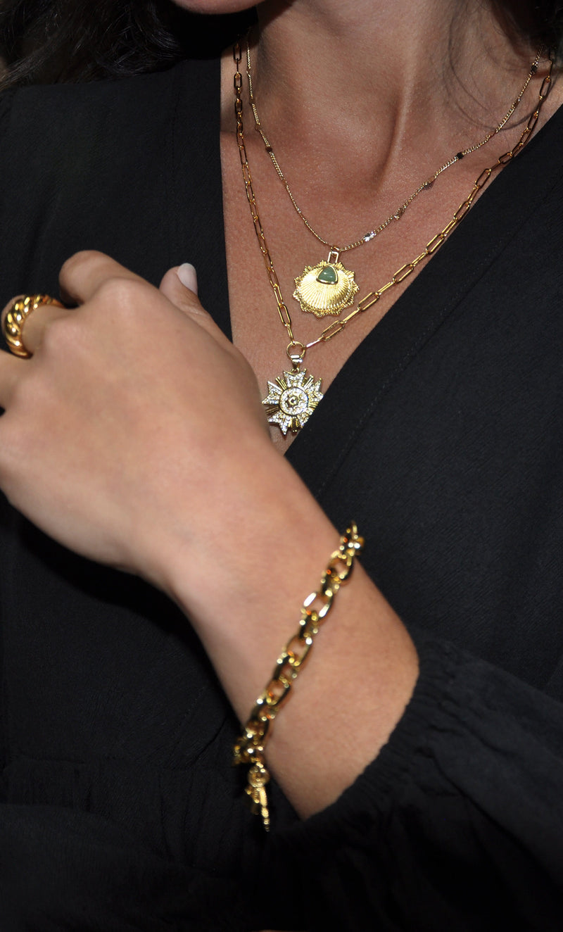 The Tunik Lucky Star Medallion Necklace