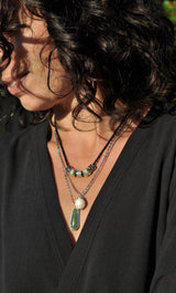 The Tunik Jewel's of the Night Necklace - White Gold