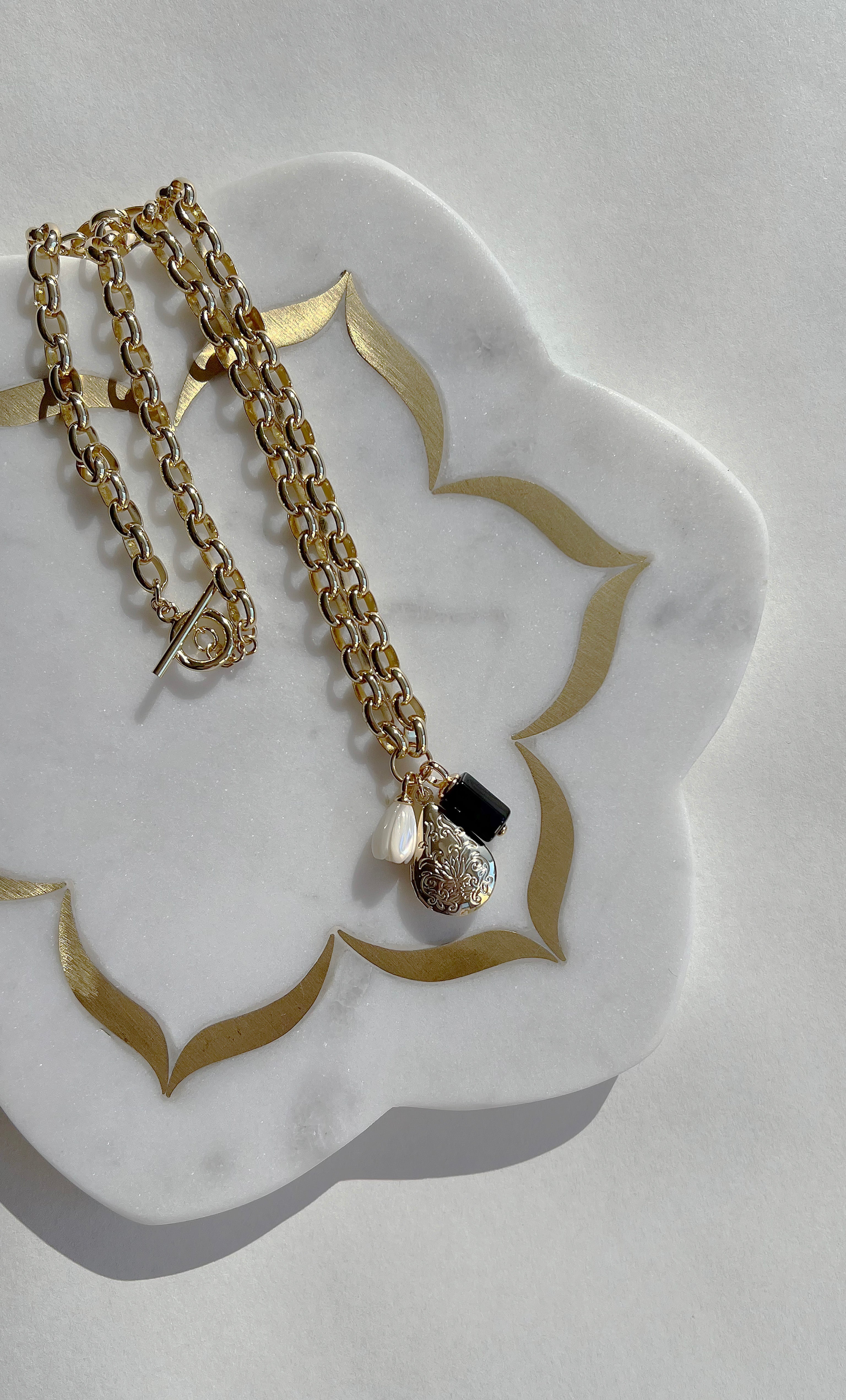 The Tunik Locket Charm Necklace