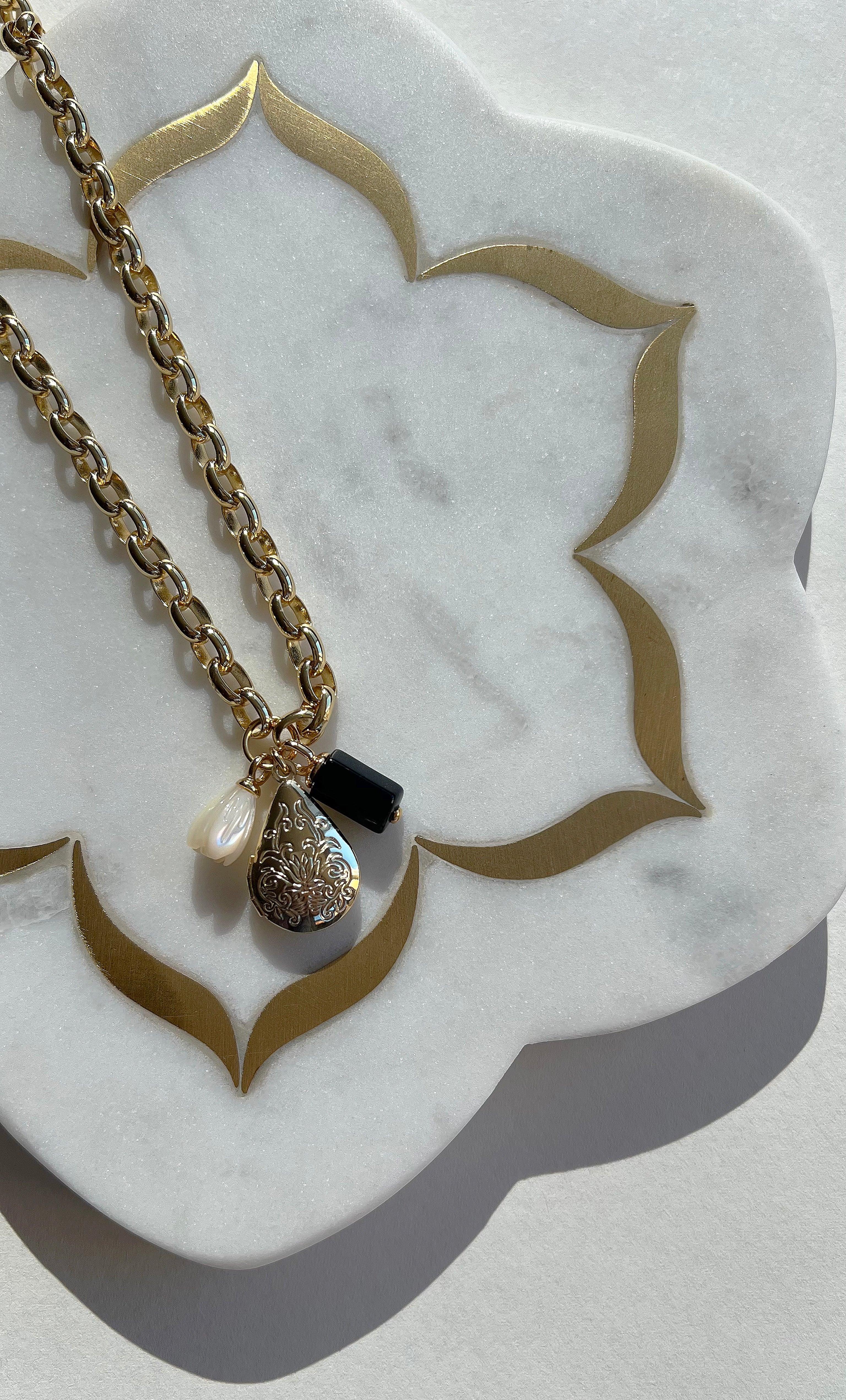 The Tunik Locket Charm Necklace