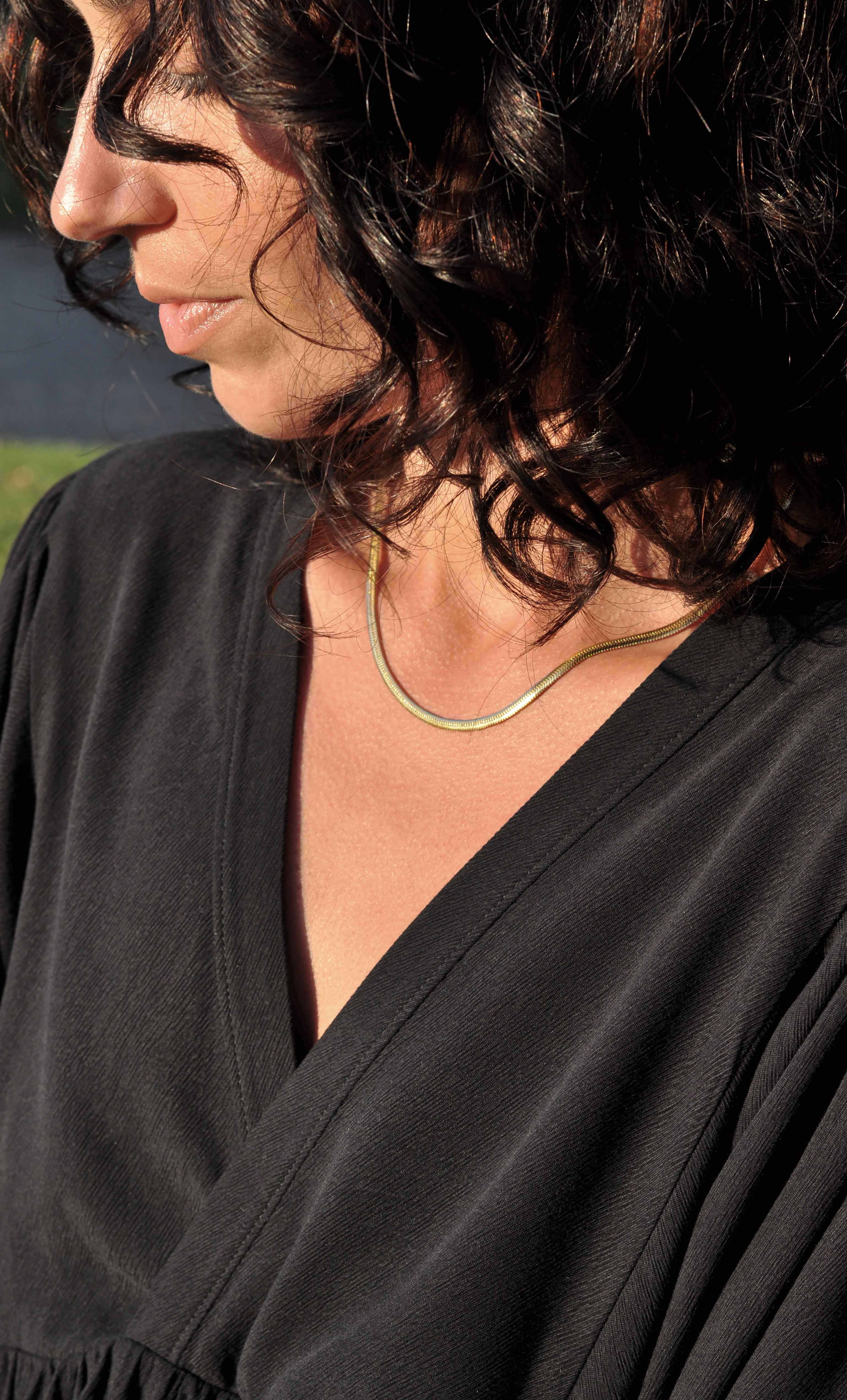 BACK SOON The Tunik Snake Necklace - Gold