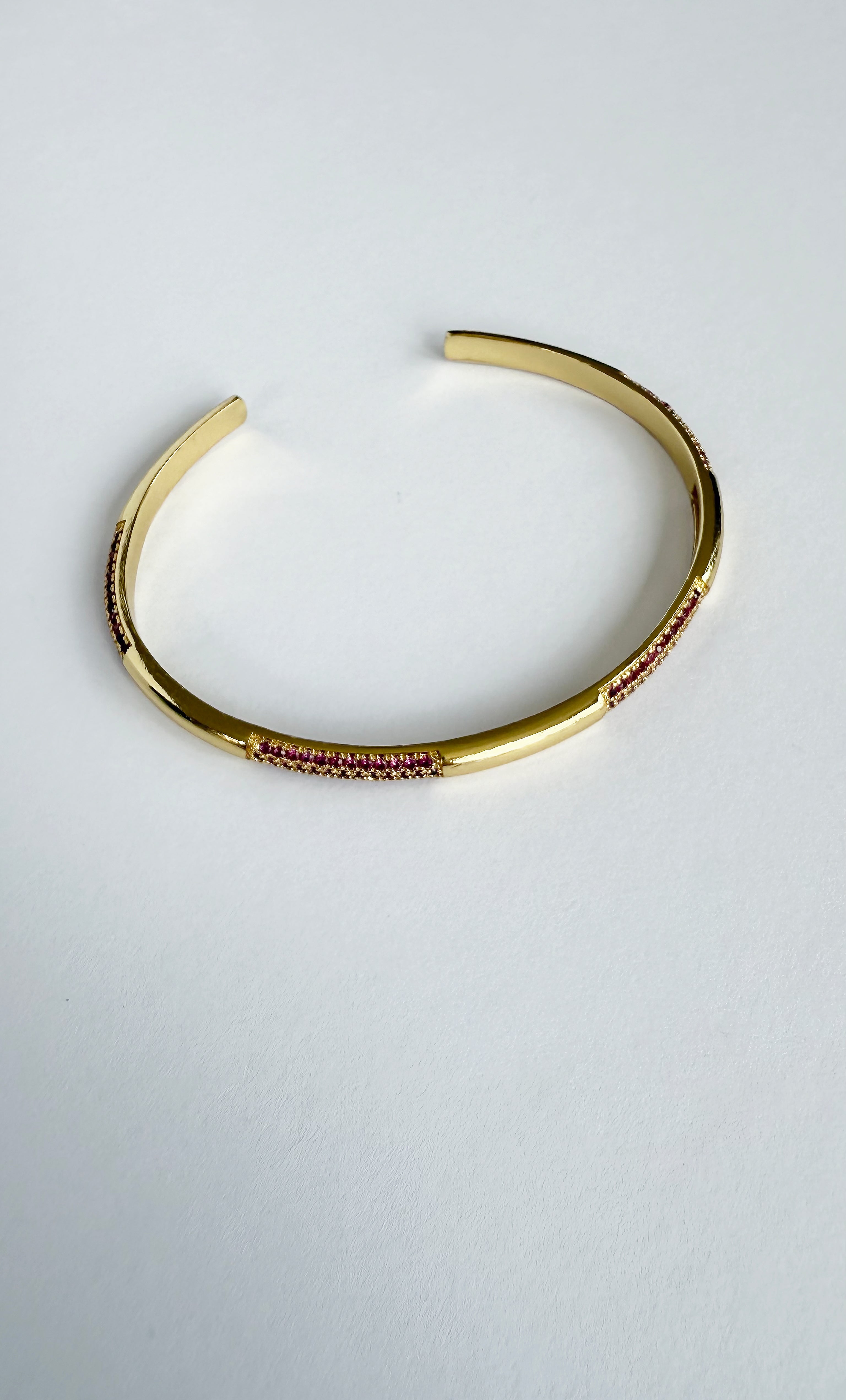 Arc Nomade 24K Gold Filled Fine Cuff Bracelet | Tunik