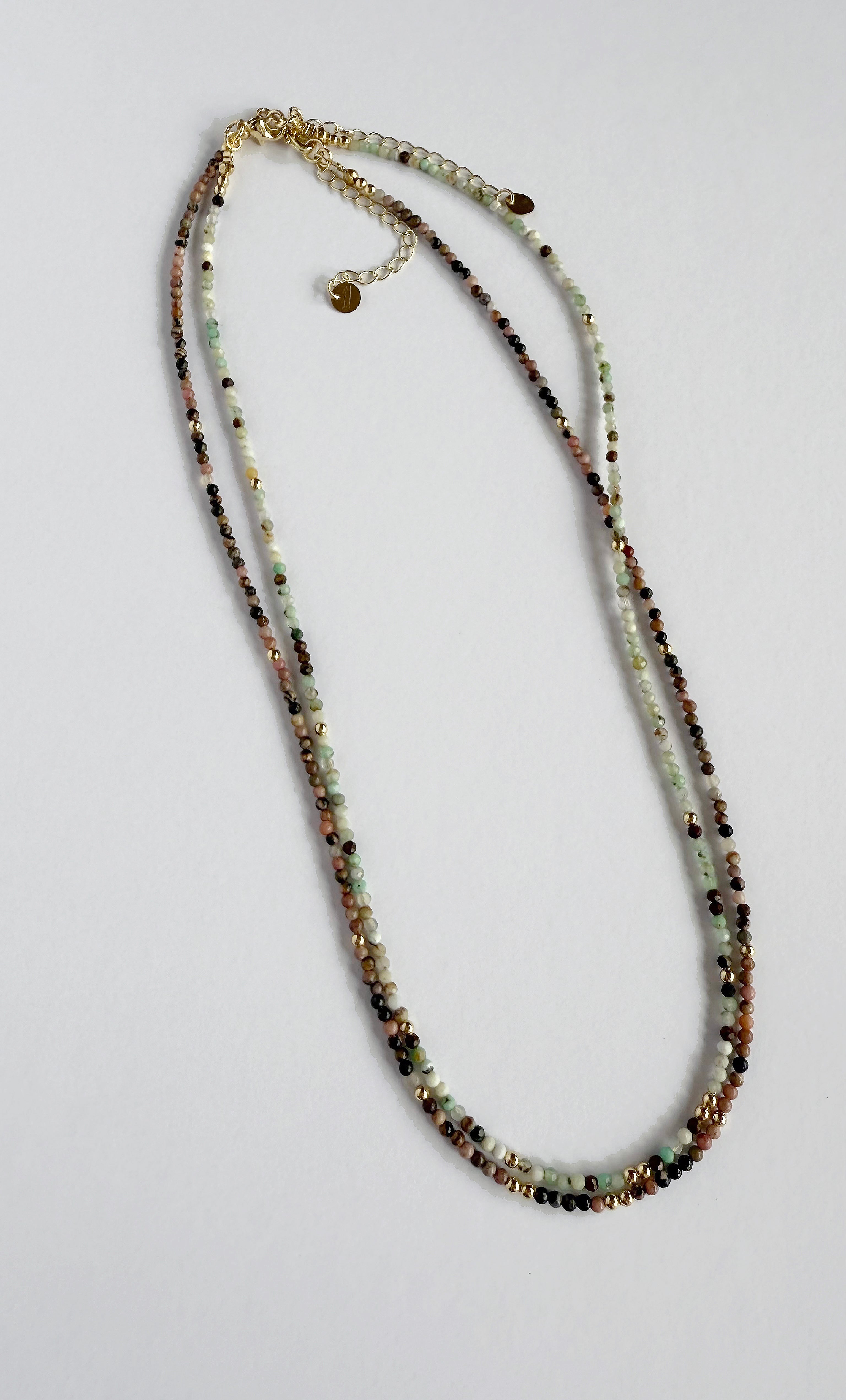 Stone Song Amazonite Fine Hand Beaded Necklace | Tunik