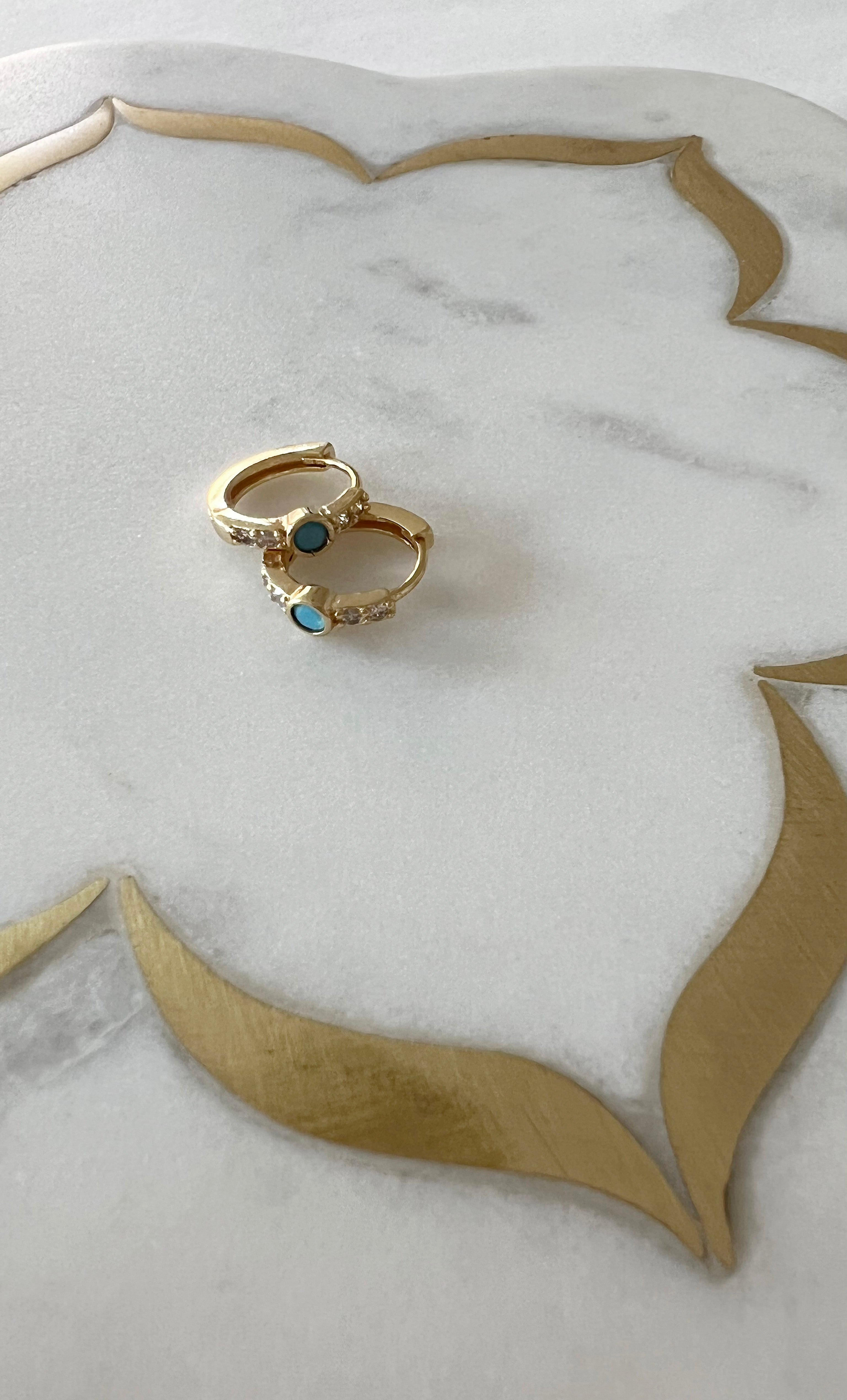 The Tunik Tribute Huggie Earring - GOLD
