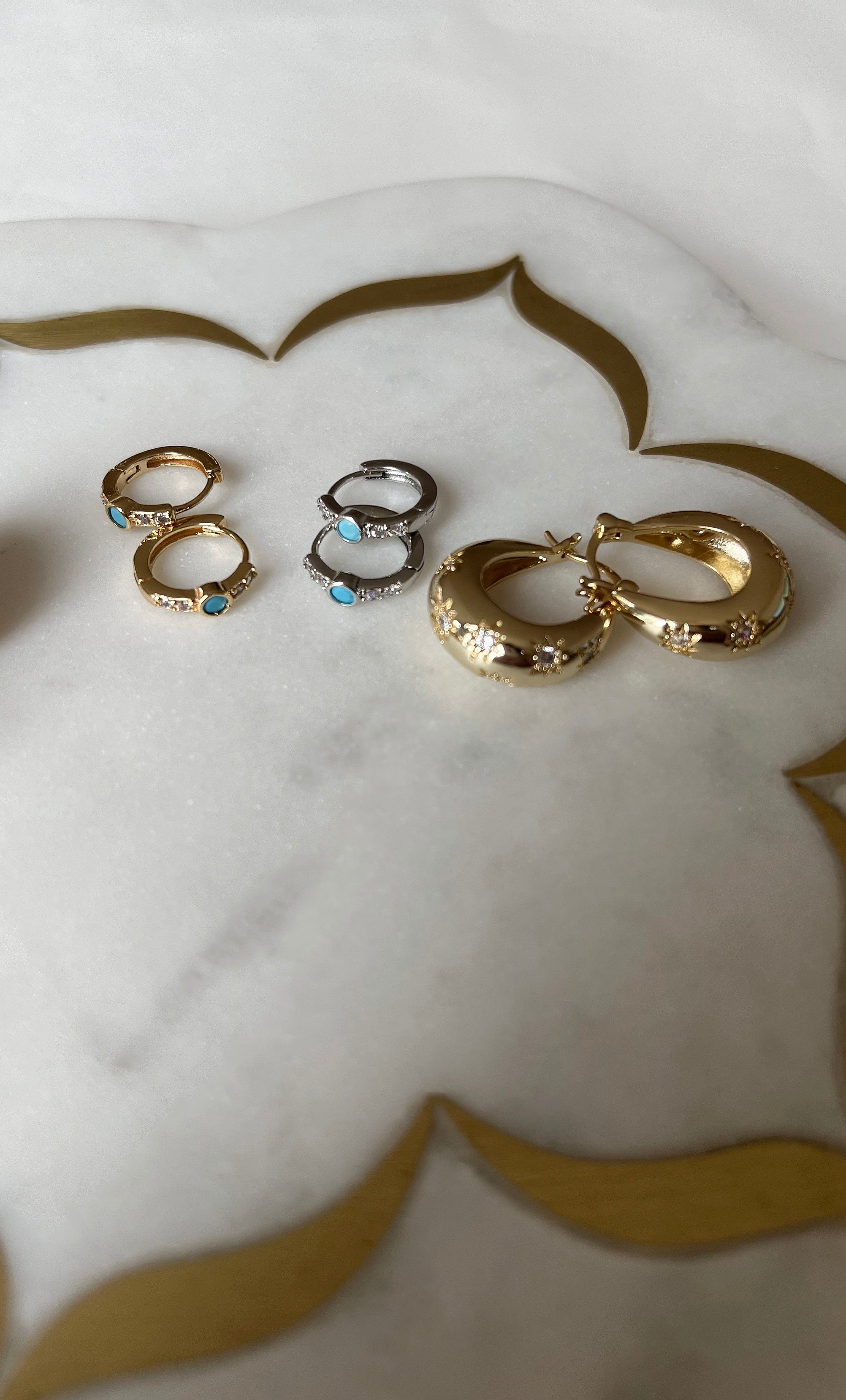 The Tunik Tribute Huggie Earring - GOLD