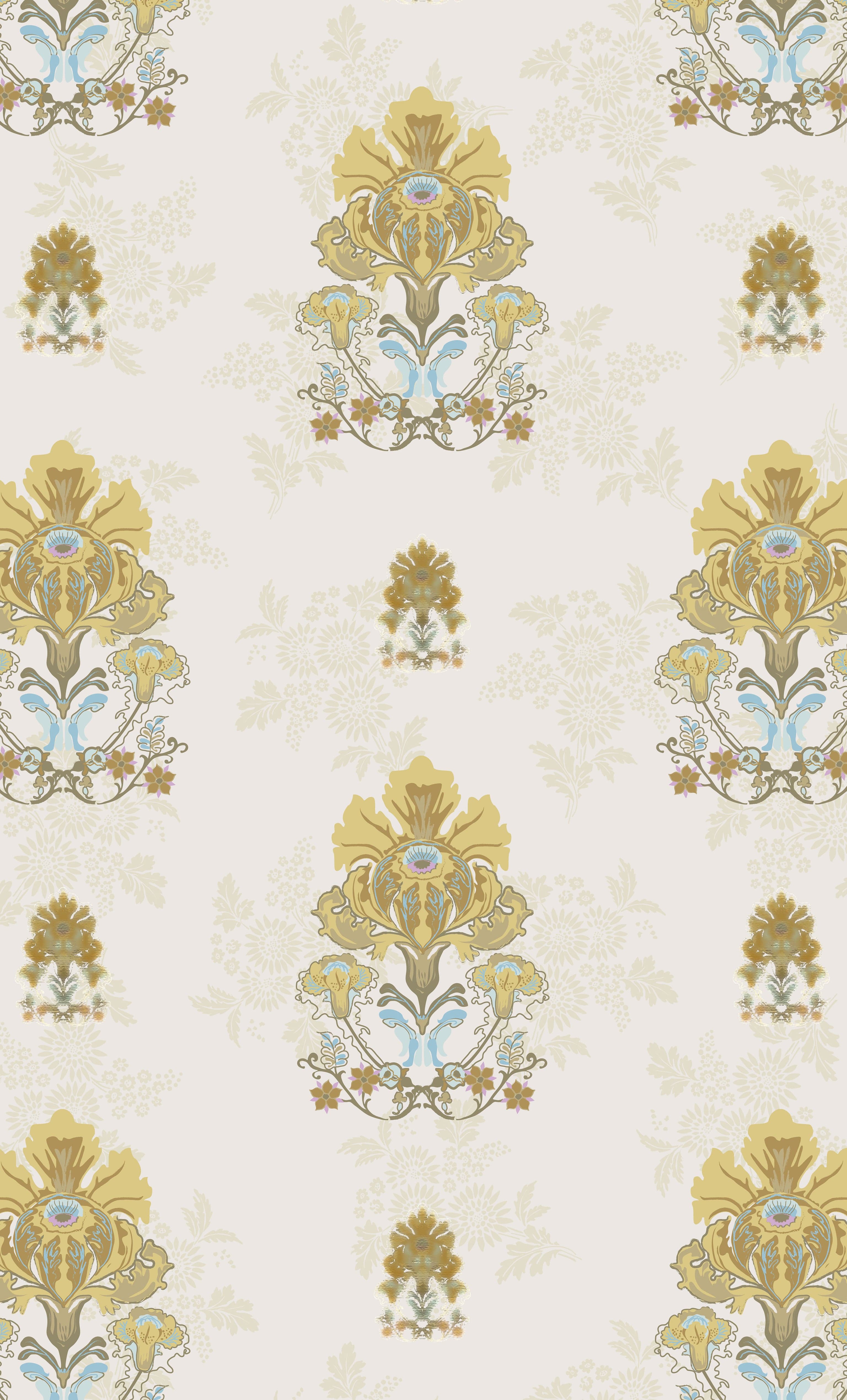 The Tunik Vivienne empire dress - Wallflower Ivory print