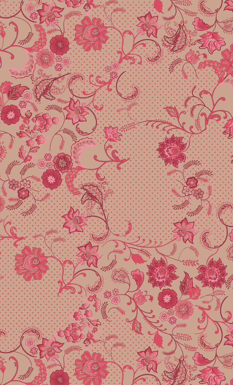 The Tunik Lola maxi dress - She Swirls Raspberry print