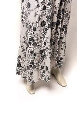 The Tunik Lola maxi dress - She Swirls Creme print